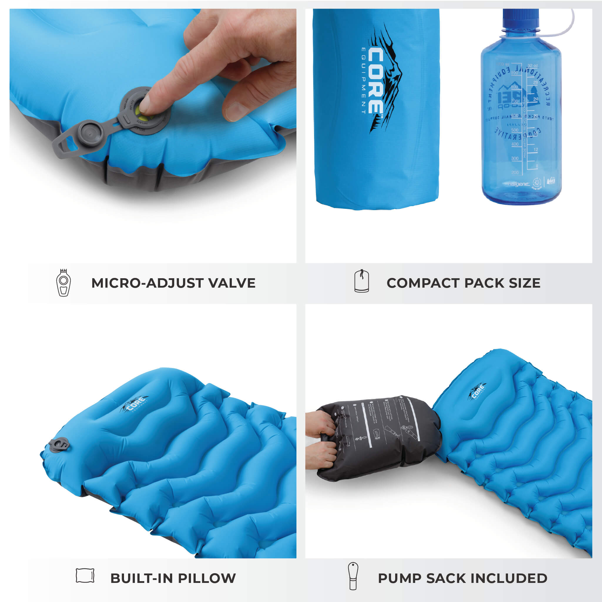 3 Season Insulated Lightweight Sleeping Pad