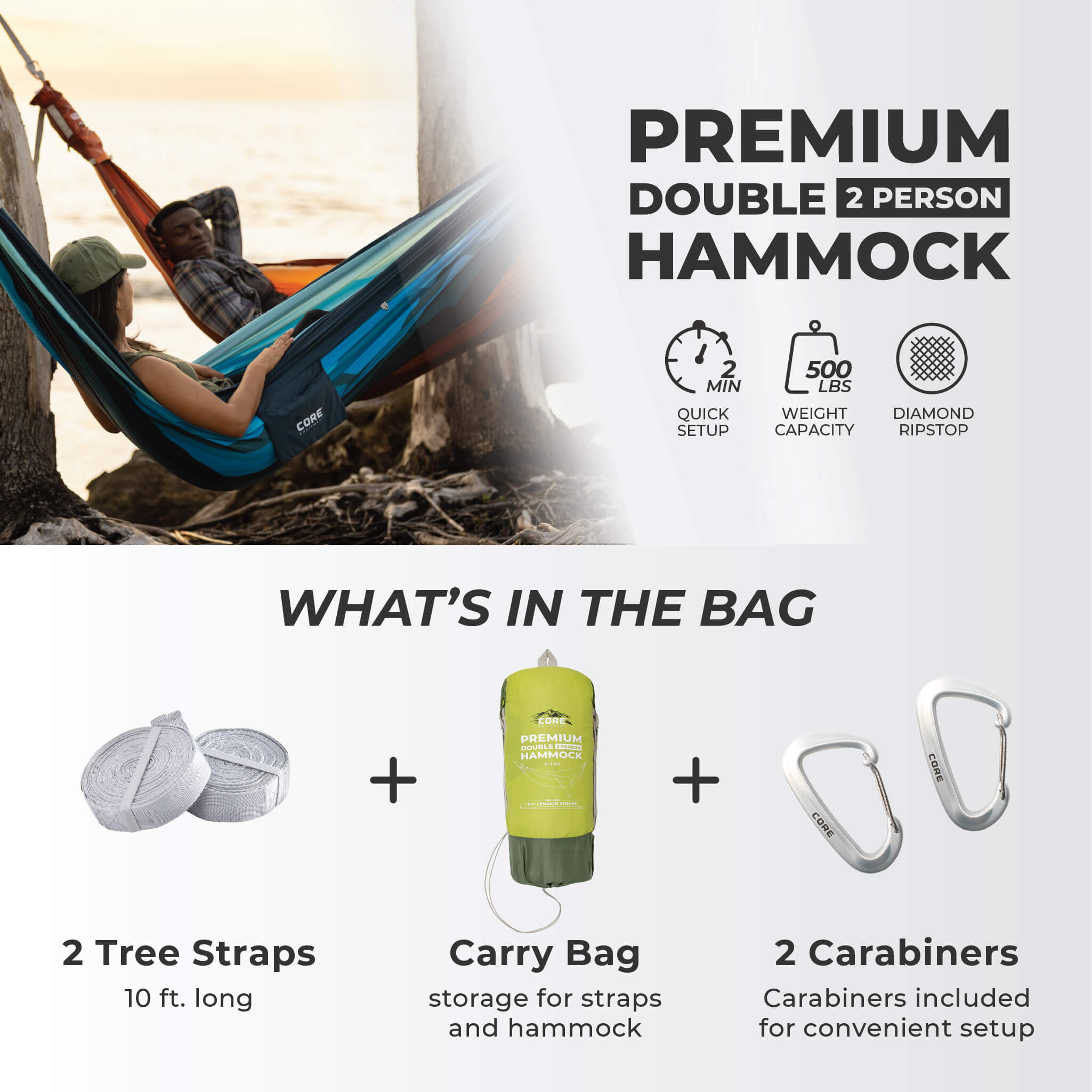 Premium Double Hammock