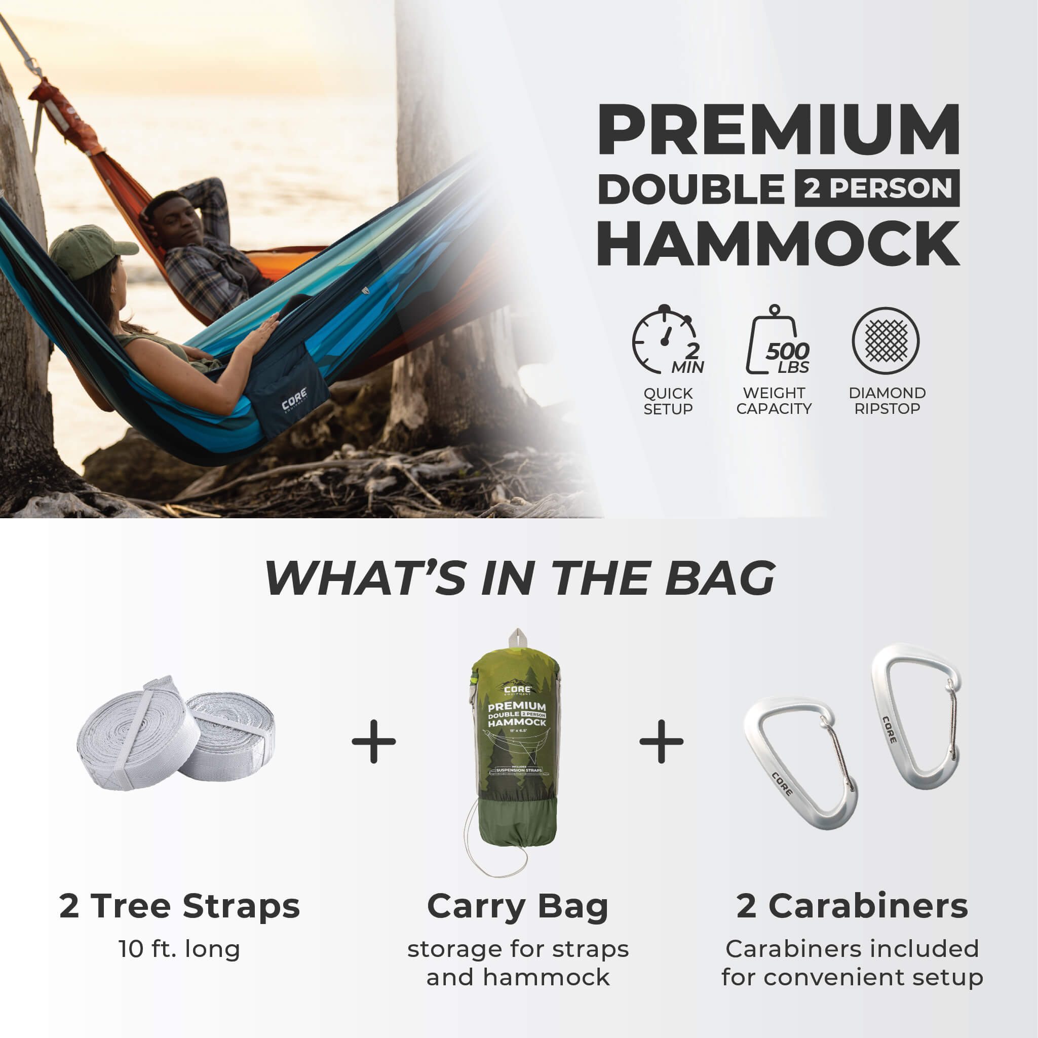 Premium Double Hammock