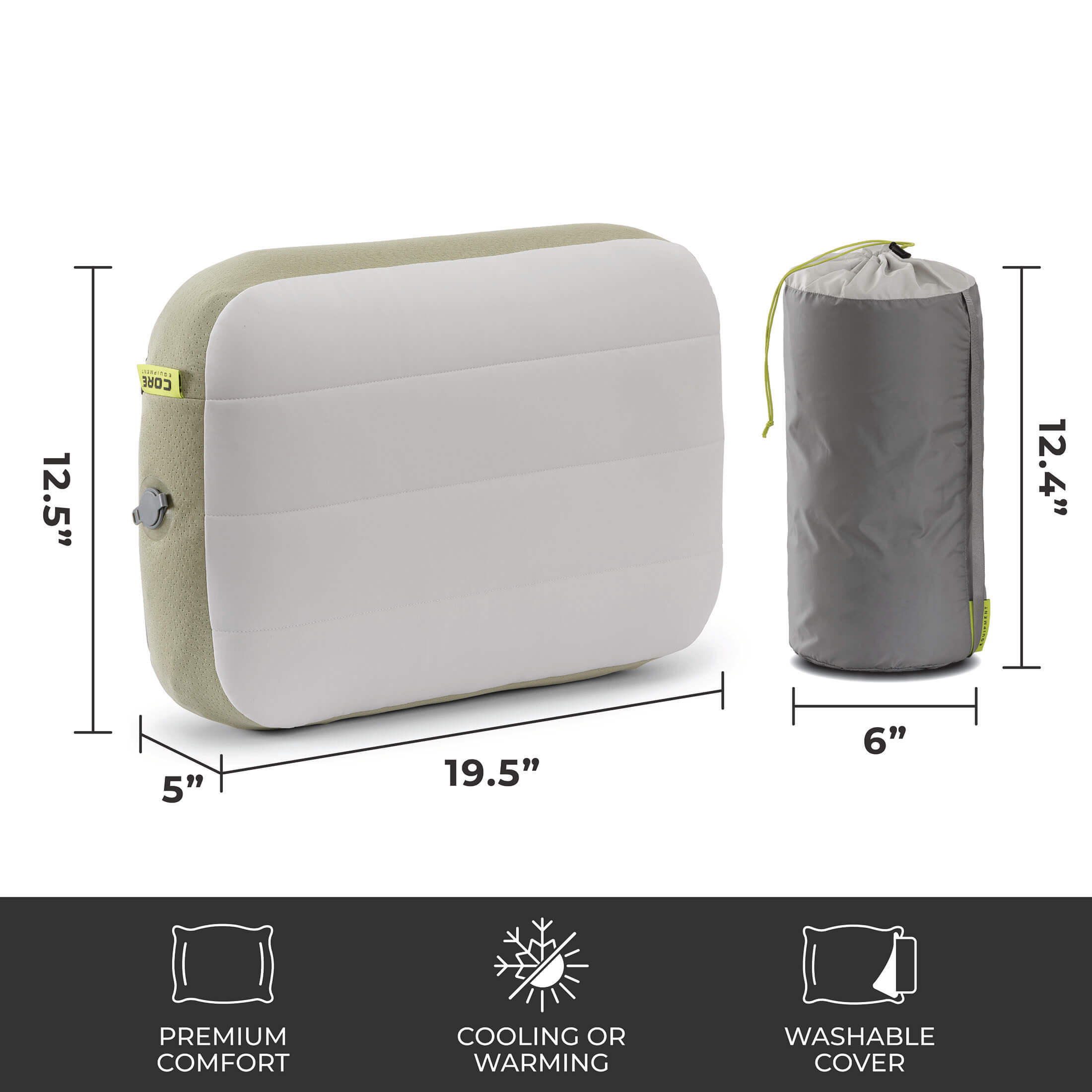 Self Inflating Travel Pillow