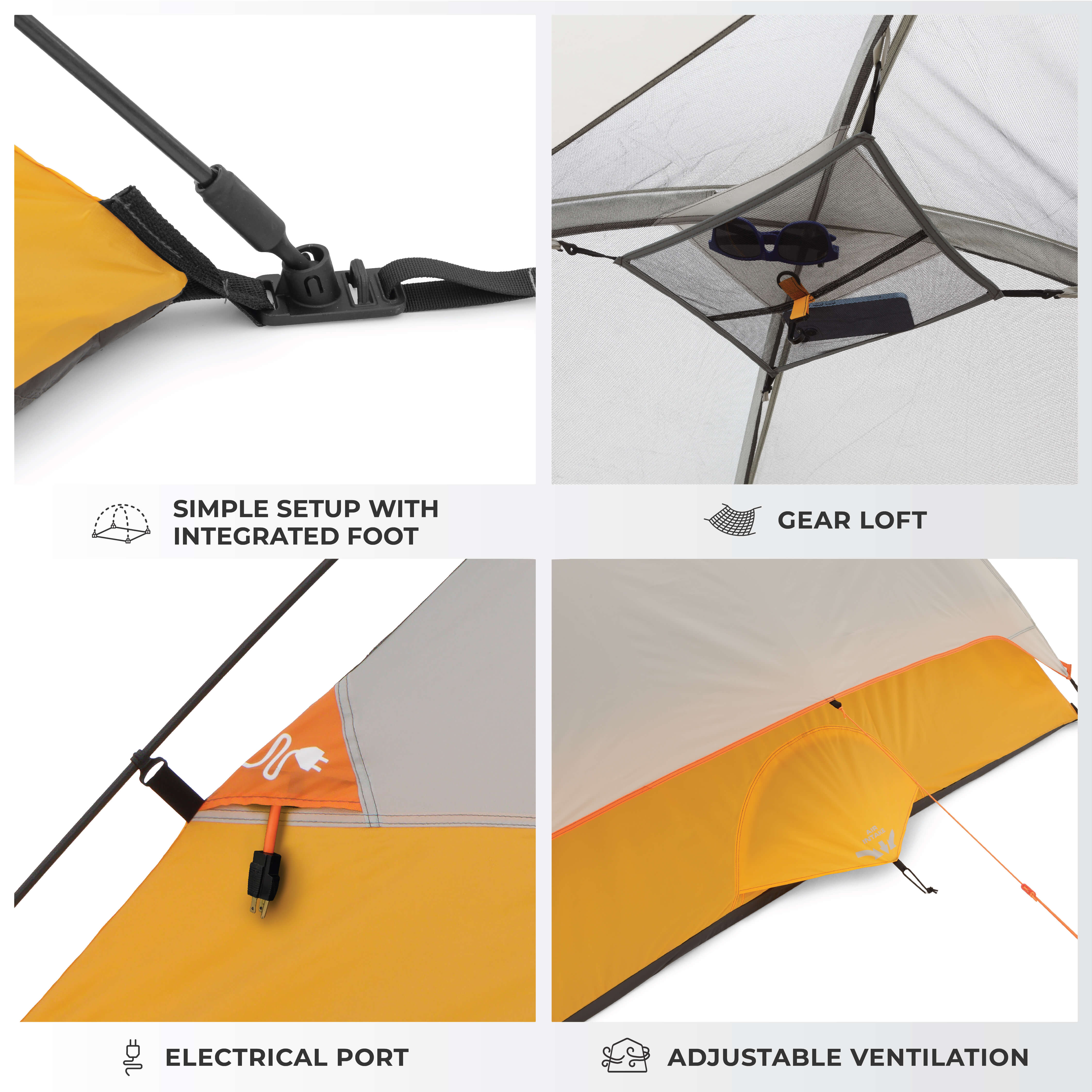 4 Person Dome Backpacking Tent