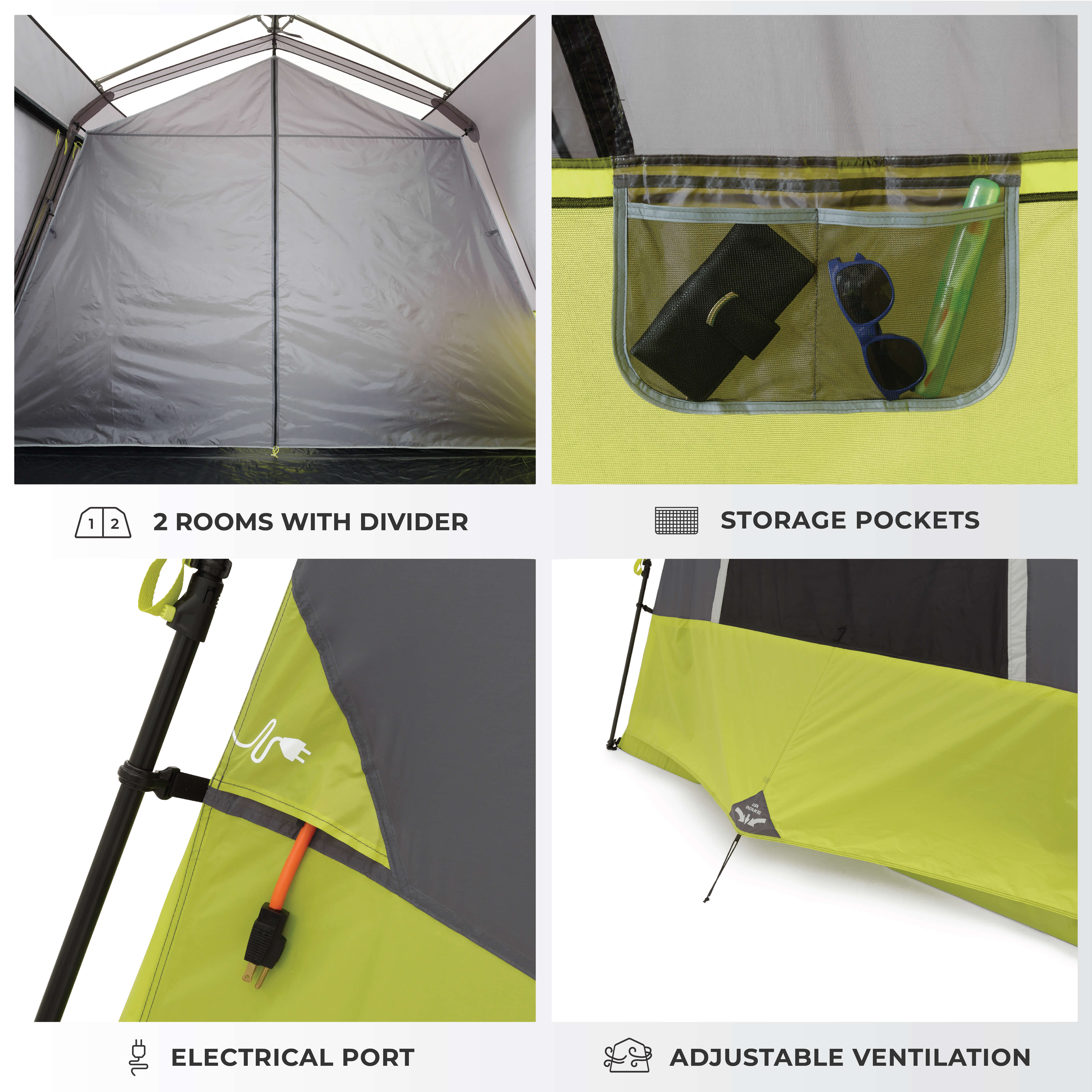 10 Person Instant Cabin Tent