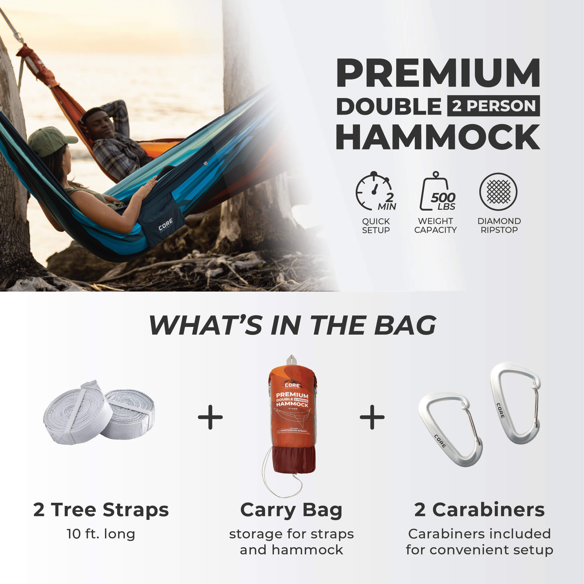 Premium Double Hammock
