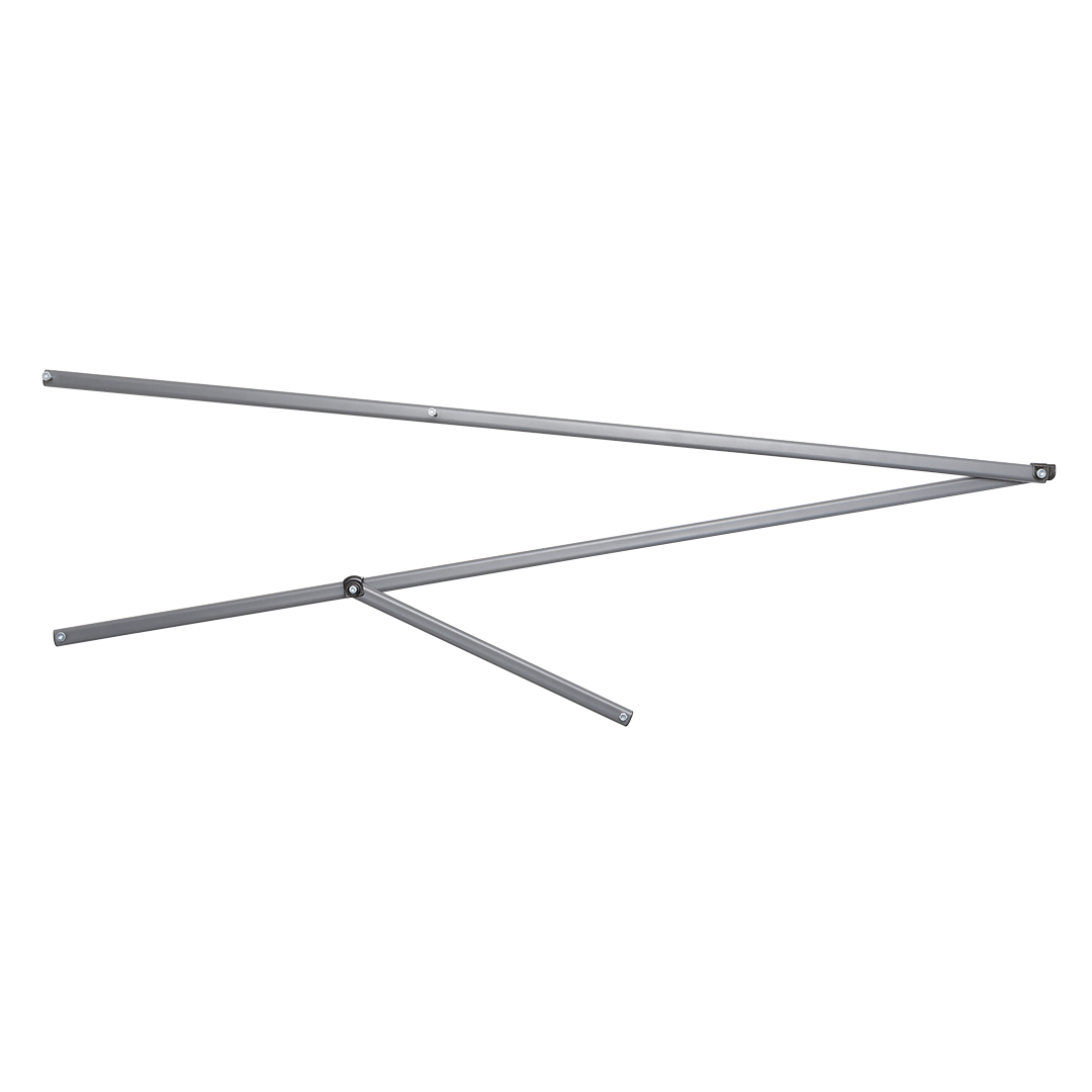 3 pole roof assembly with plastic connector pieces and hardware