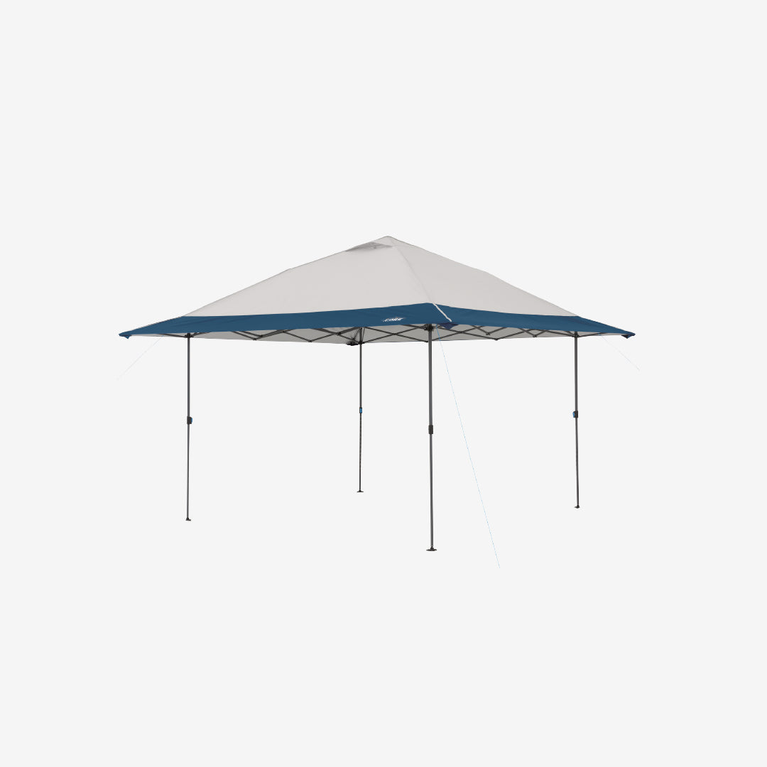 Outdoor CORE 13x13 canopy tent with blue and white canopy top