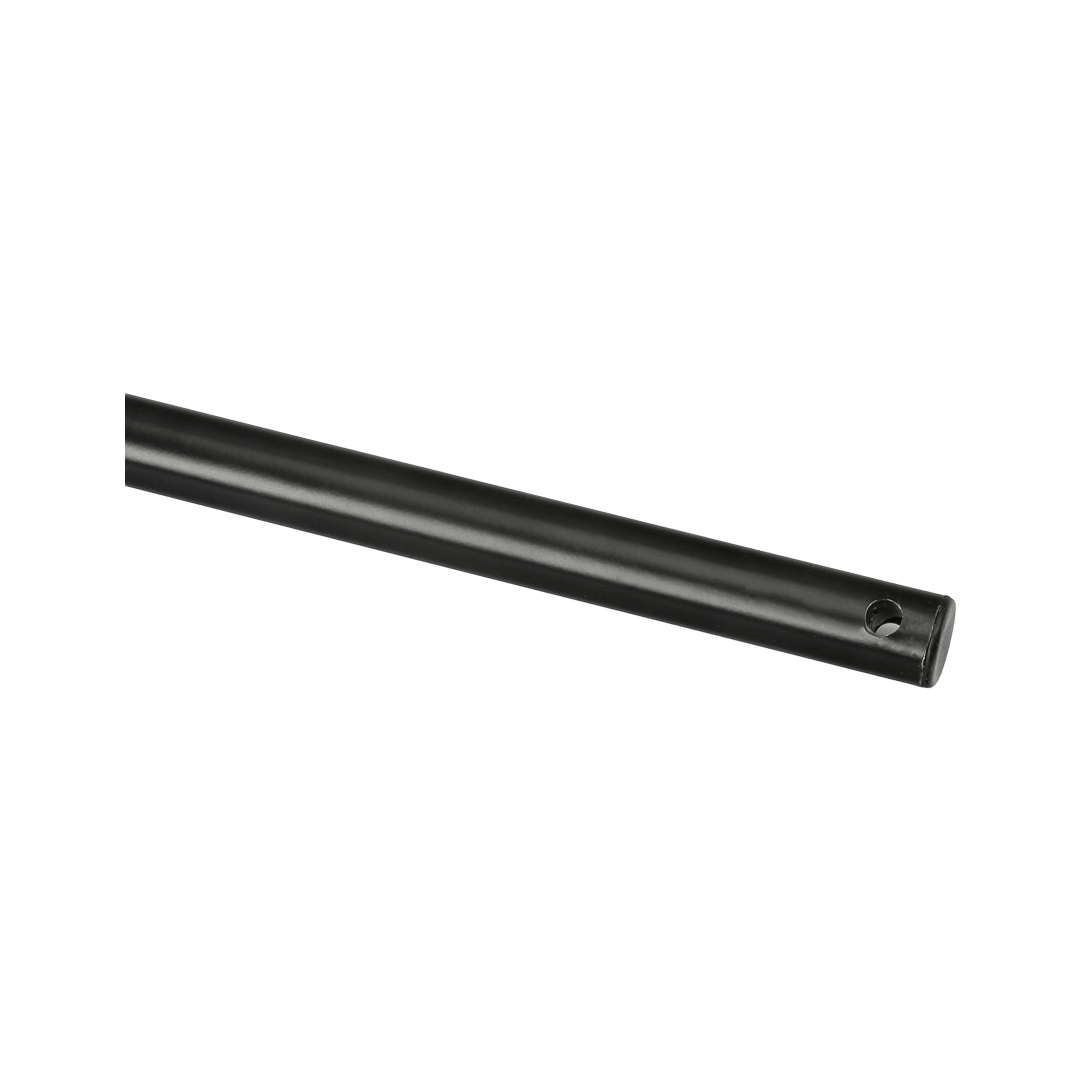 end of black pole with one hole