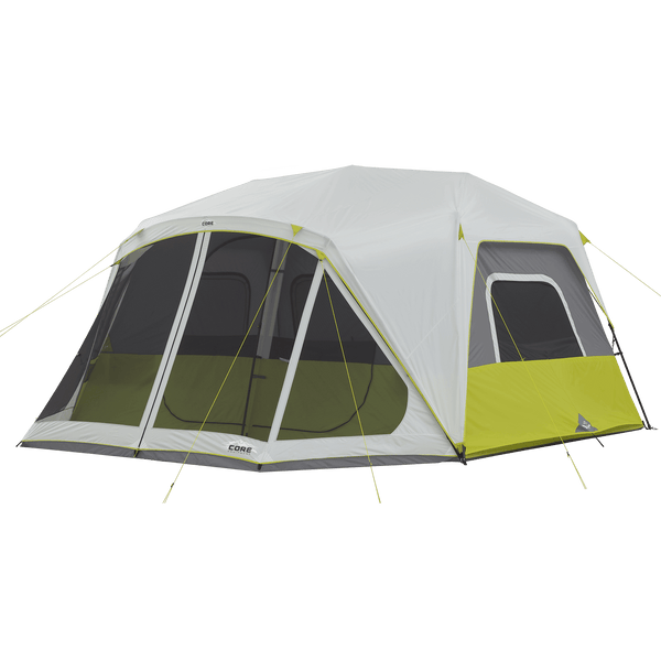 10 Person Instant Cabin Tent with Screen Room – Core Equipment