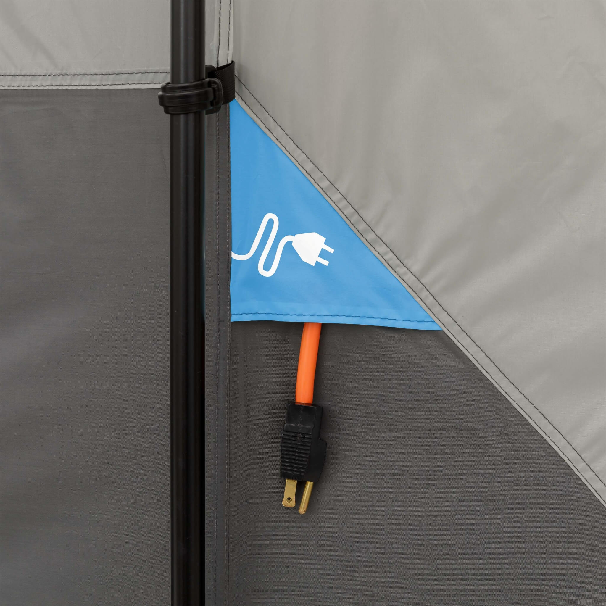 electric hookup for tent 10 Person Lighted Instant Cabin Tent – Core Equipment