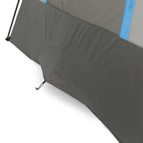 Close-up of ground vent on CORE 10 person lighted instant cabin tent.
