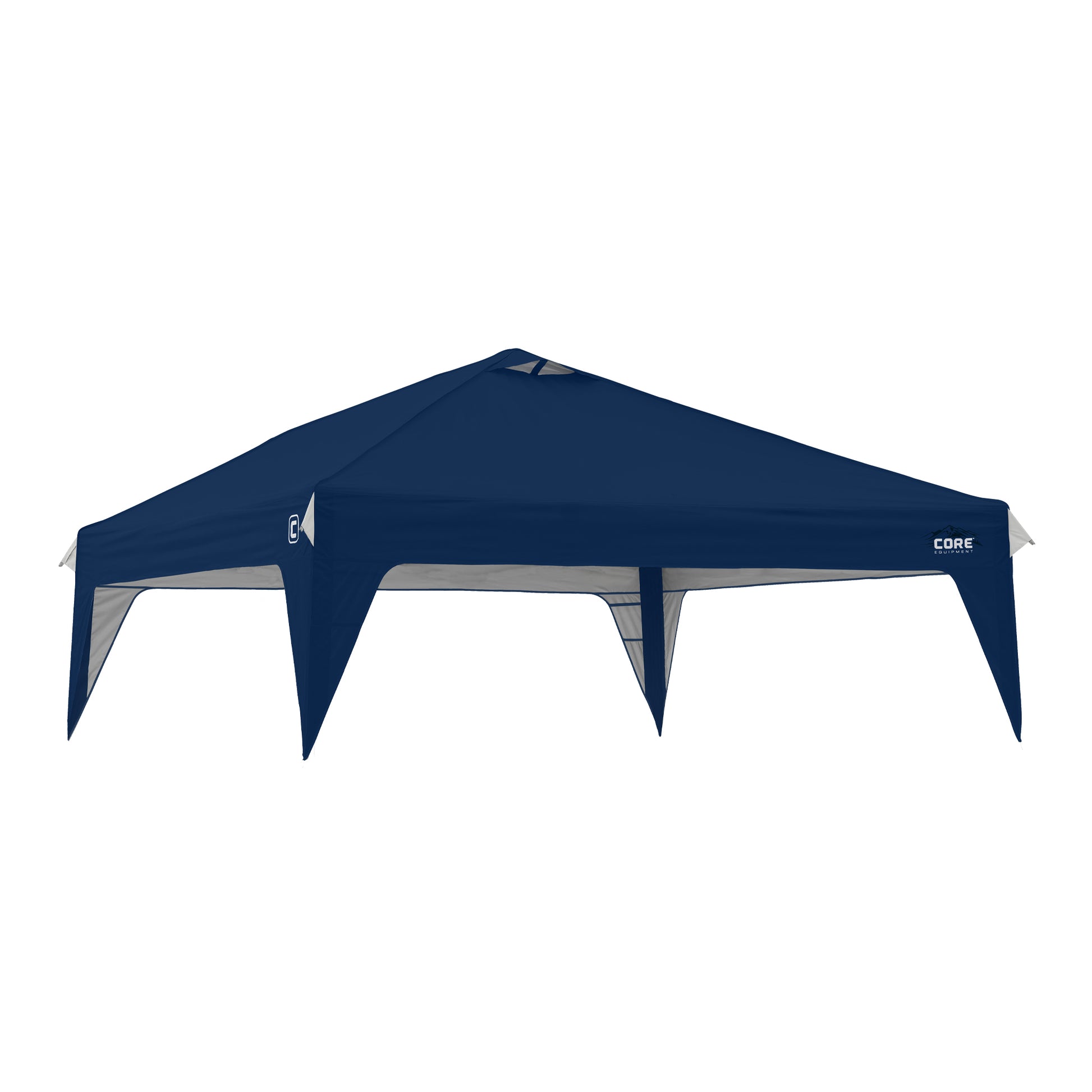 CORE 10x10 Center Push canopy top in navy, replacement accessory featuring durable fabric and vented roof for added airflow.