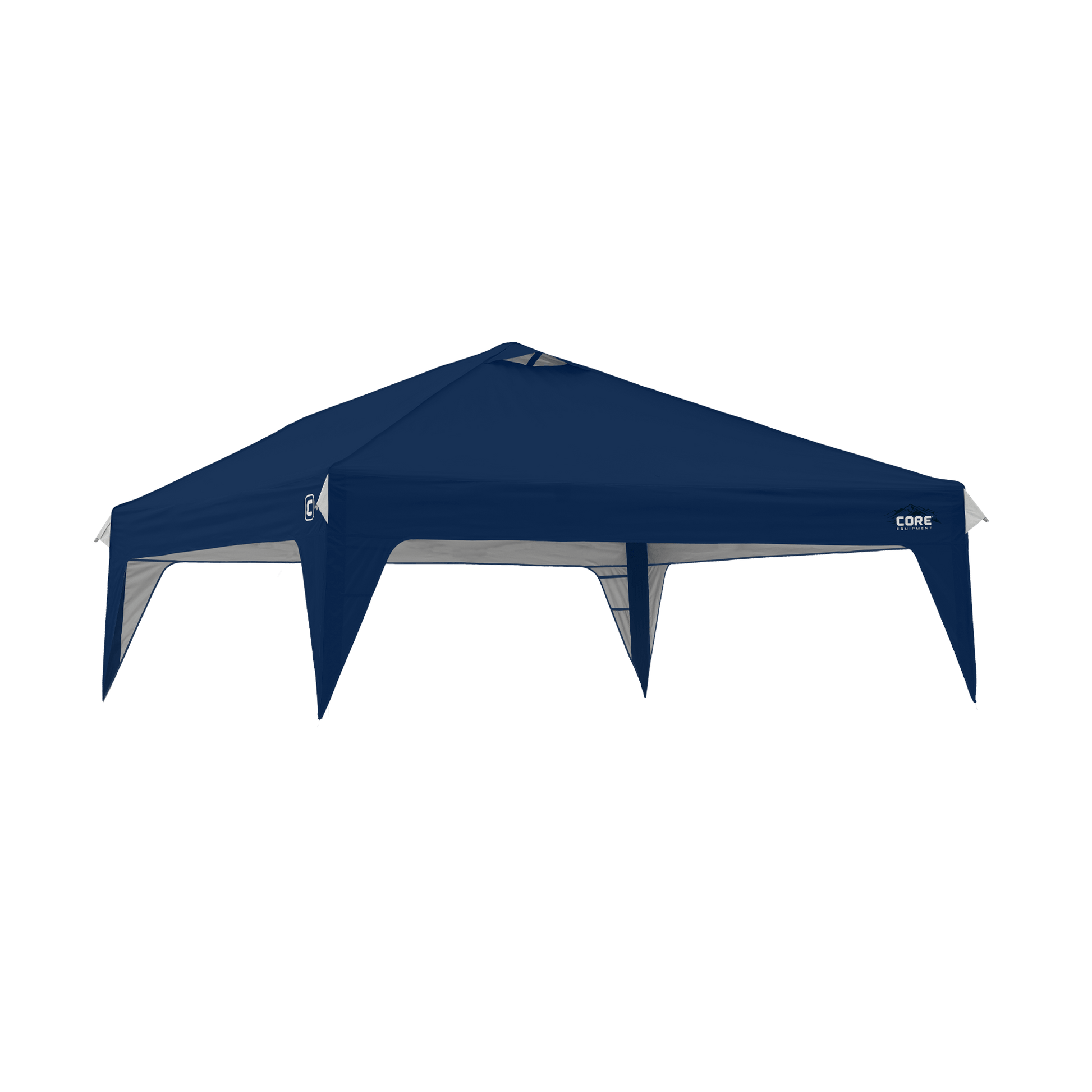 CORE 10x10 Center Push canopy top in navy, replacement accessory featuring durable fabric and vented roof for added airflow.