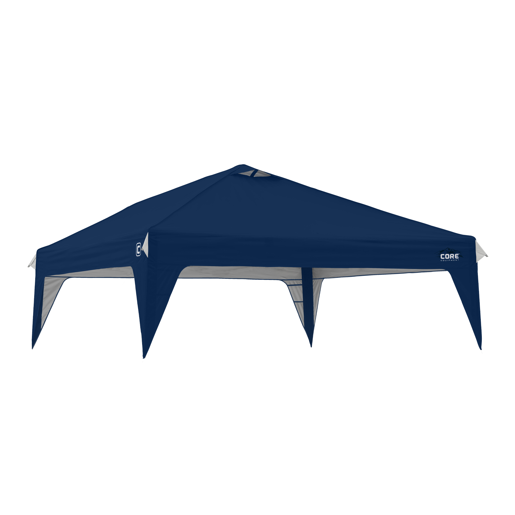 CORE 10x10 Center Push canopy top in navy, replacement accessory featuring durable fabric and vented roof for added airflow.