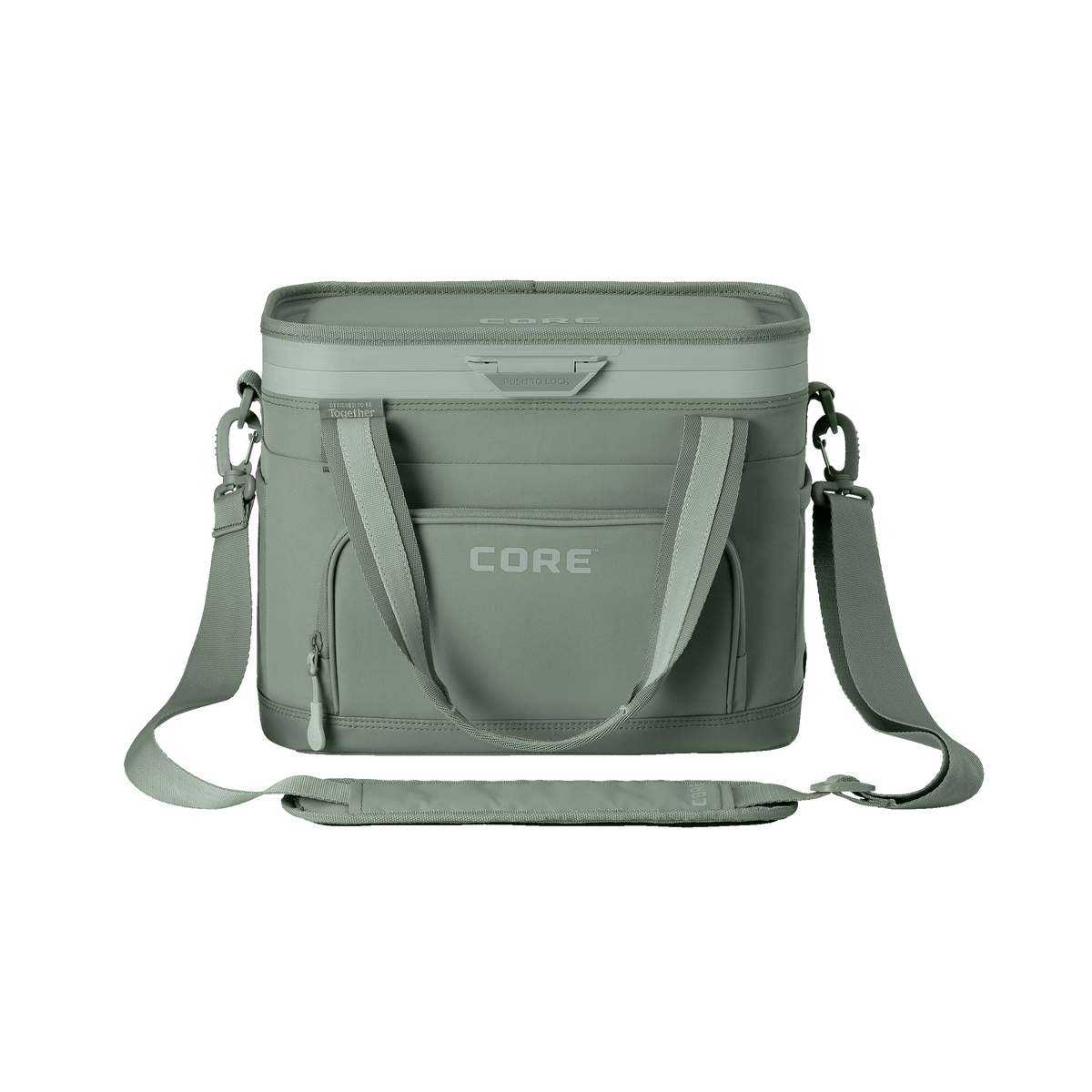FlipBack 12 Can No-Zip Magnetic Cooler – Core Equipment FlipBack 12 Can No-Zip Magnetic Cooler – Core Equipment