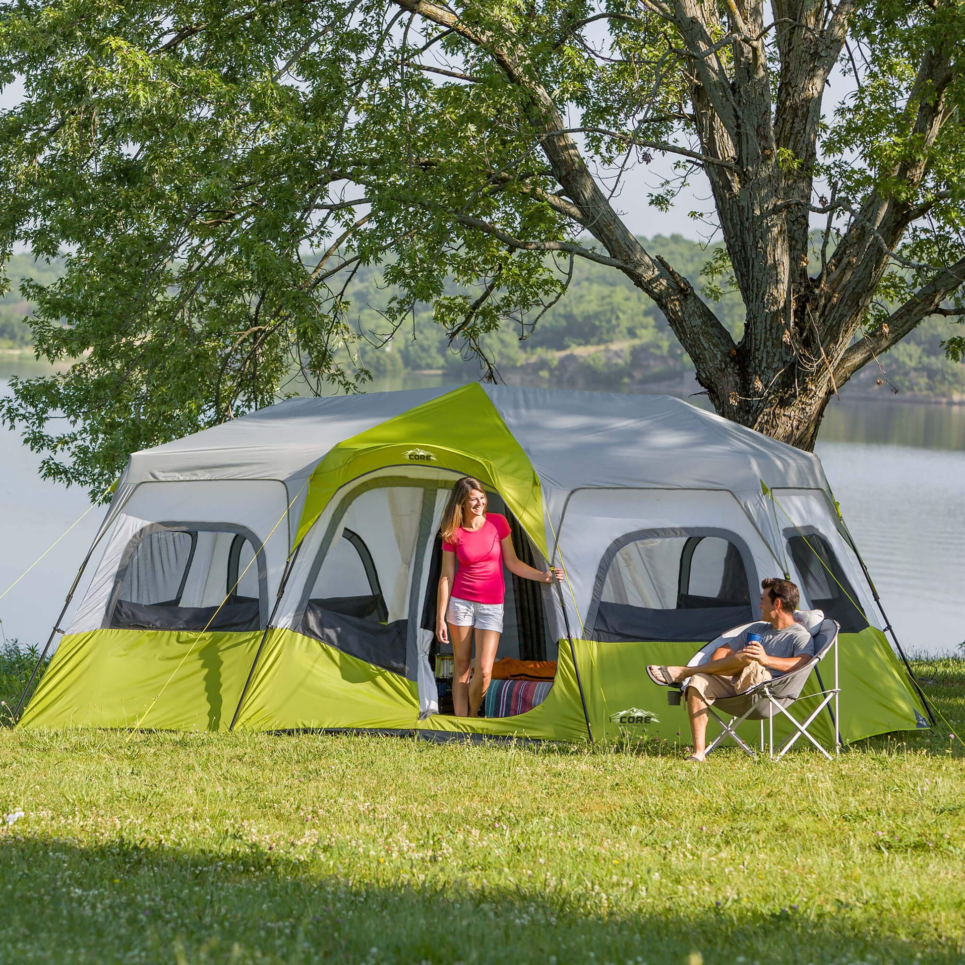 12 tent Core Equipment 12-Person Instant Cabin Tent