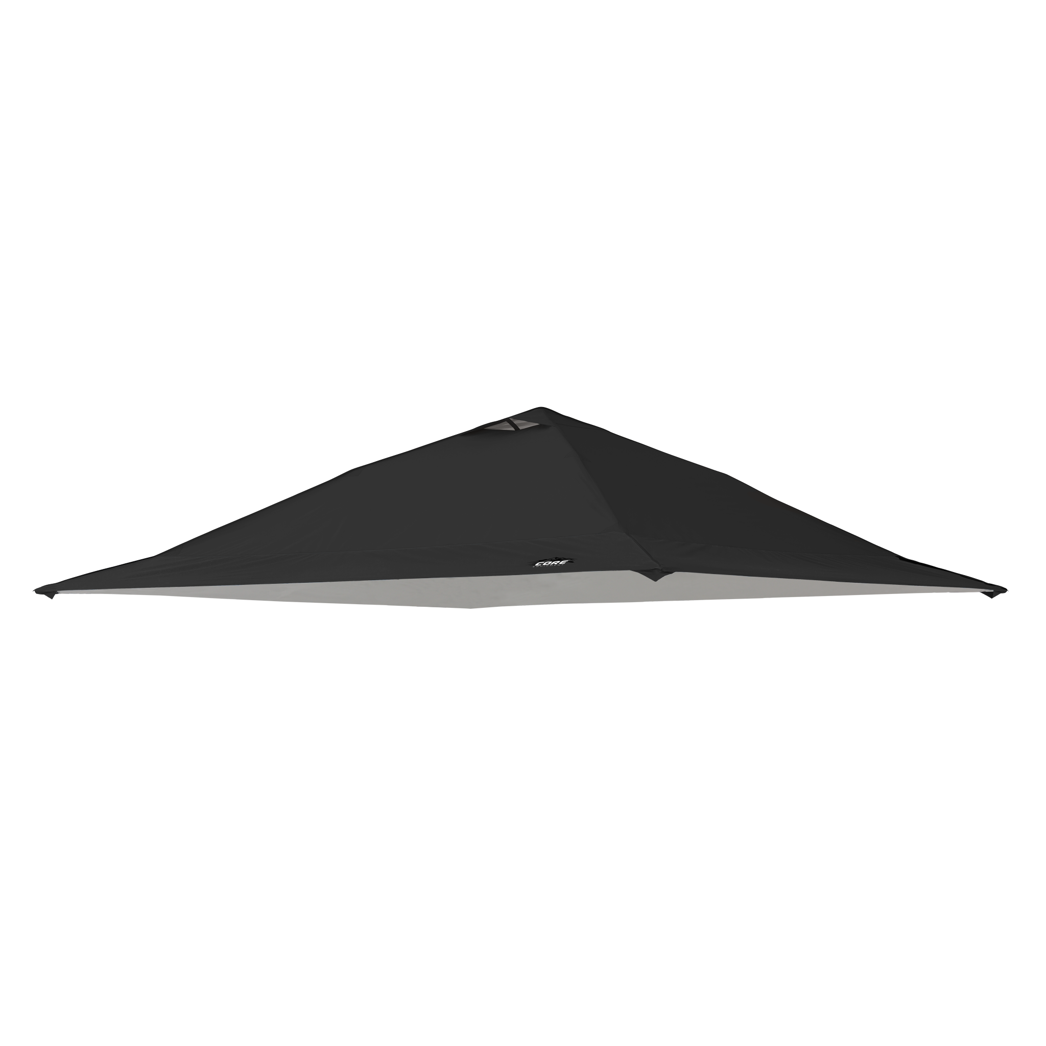 CORE 13x13 Center Push canopy top in black, replacement accessory featuring durable fabric and a vented roof for added airflow.