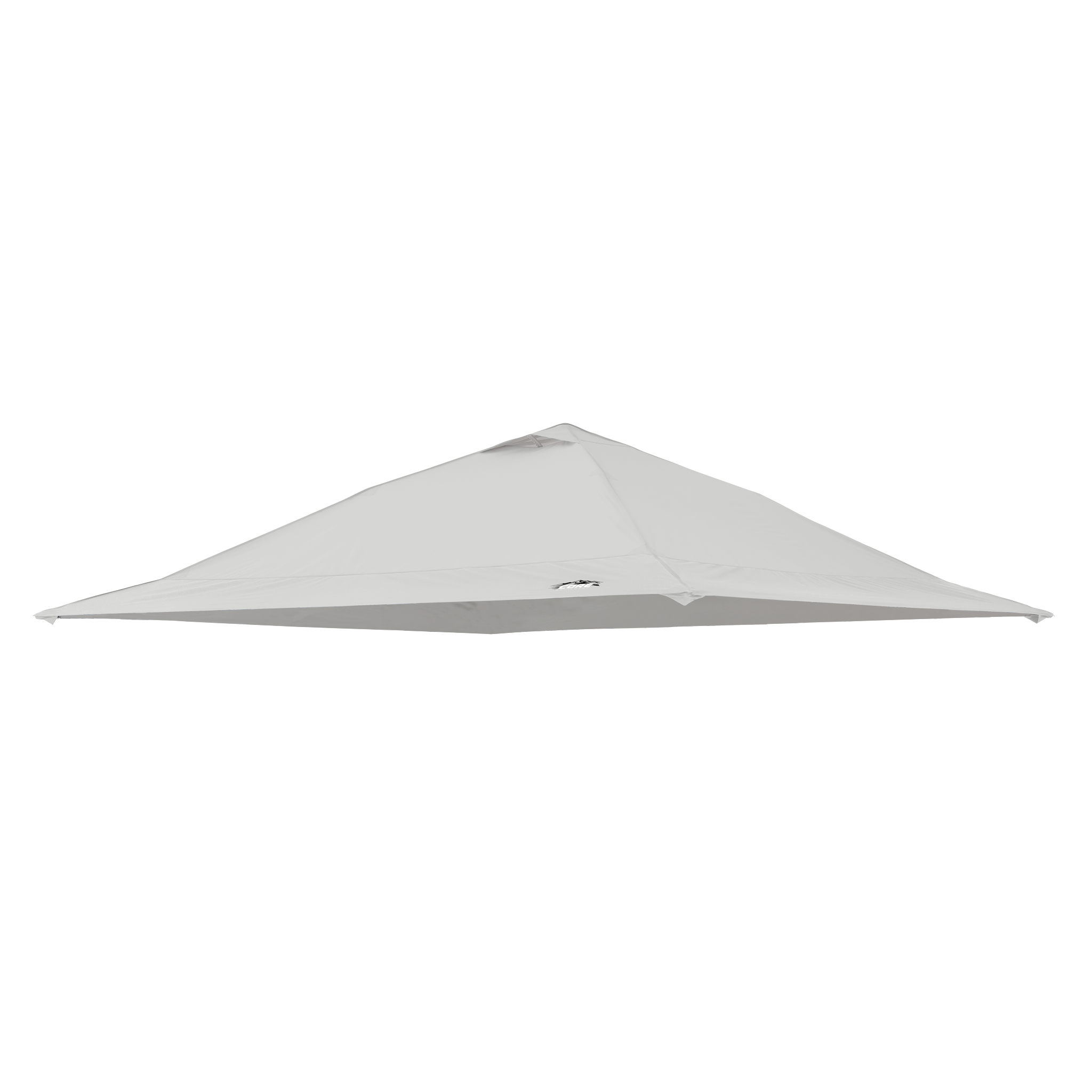 CORE 13x13 Center Push canopy top in gray, replacement accessory featuring durable fabric and a vented roof for added airflow.