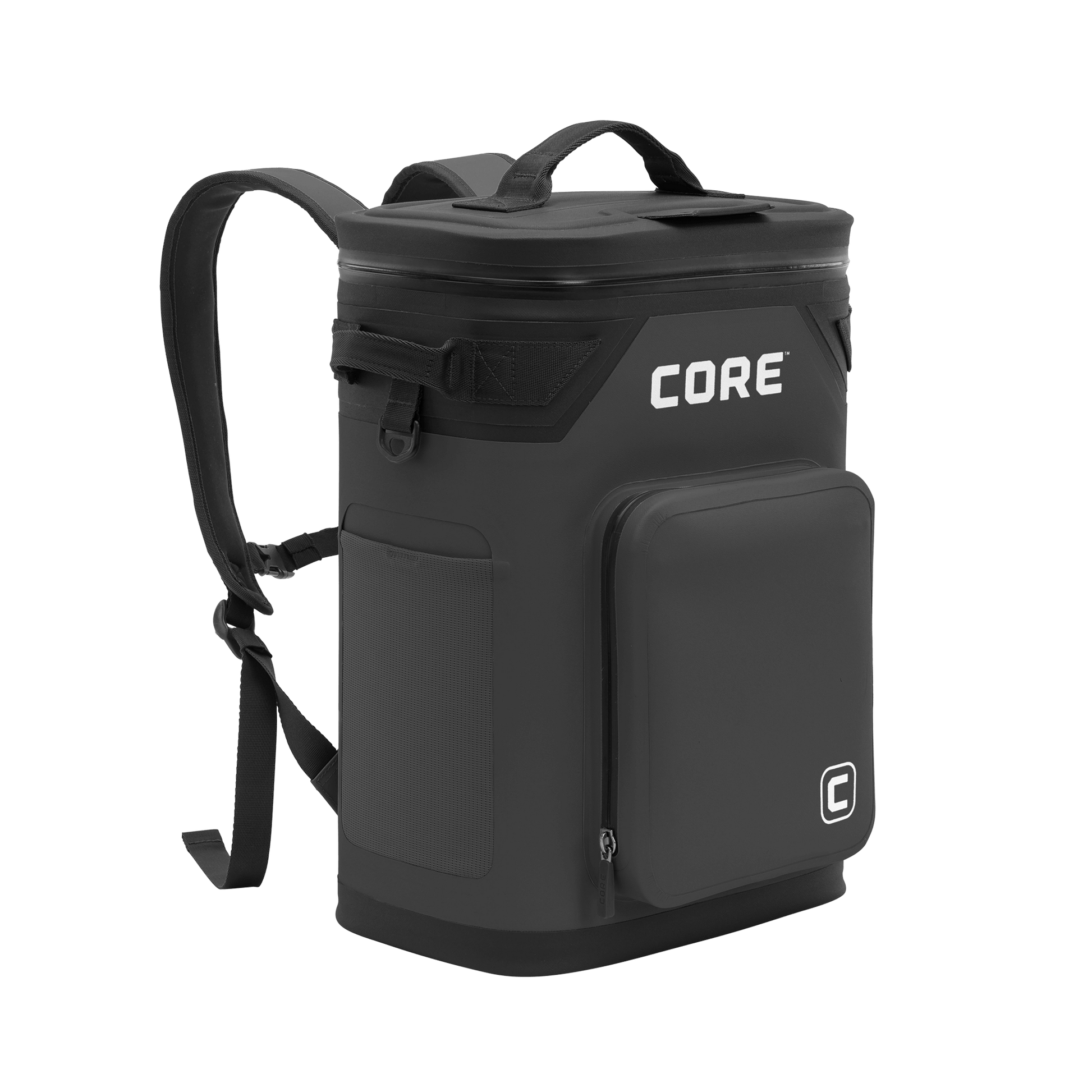 china mini backpack cooler CORE CLIMAKEEP 24-Can Backpack Cooler, Charcoal
