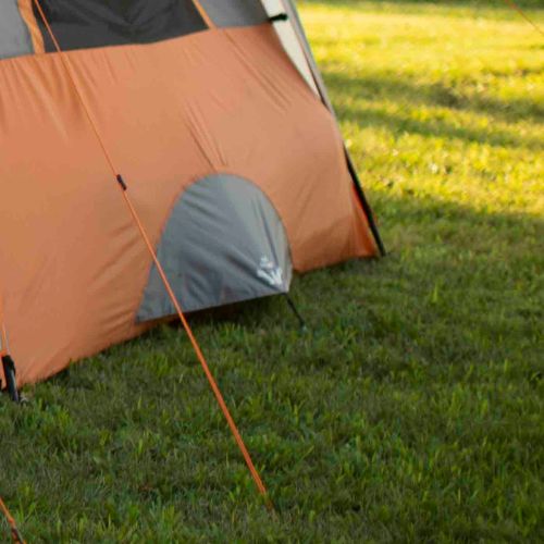 Ground vent on CORE 4 person straight wall cabin tent.