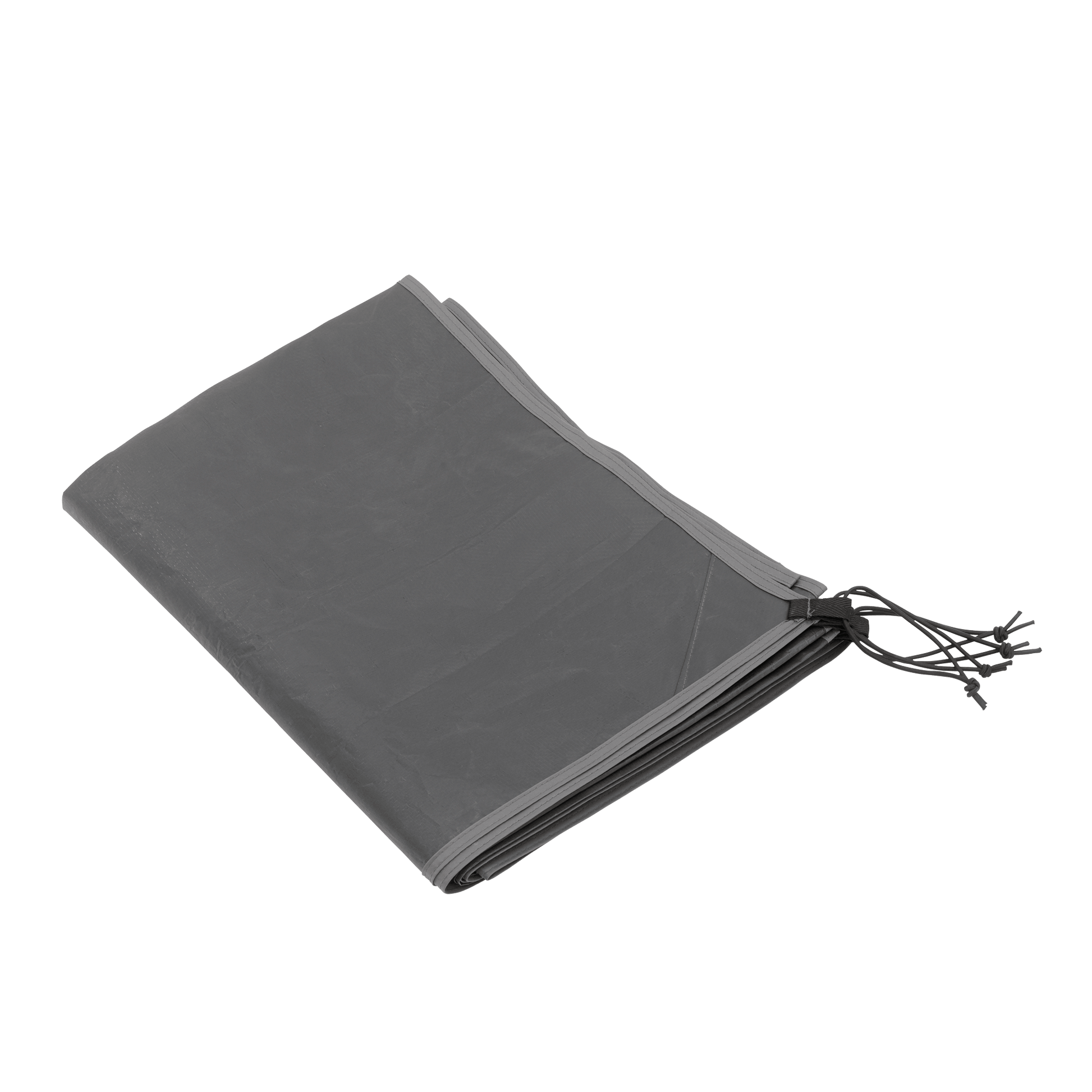 CORE footprint for 4 person 8 ft x 7 ft tents, folded with stakeout loops.