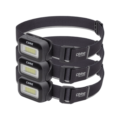 500 Lumen AAA Headlamp 3-Pack