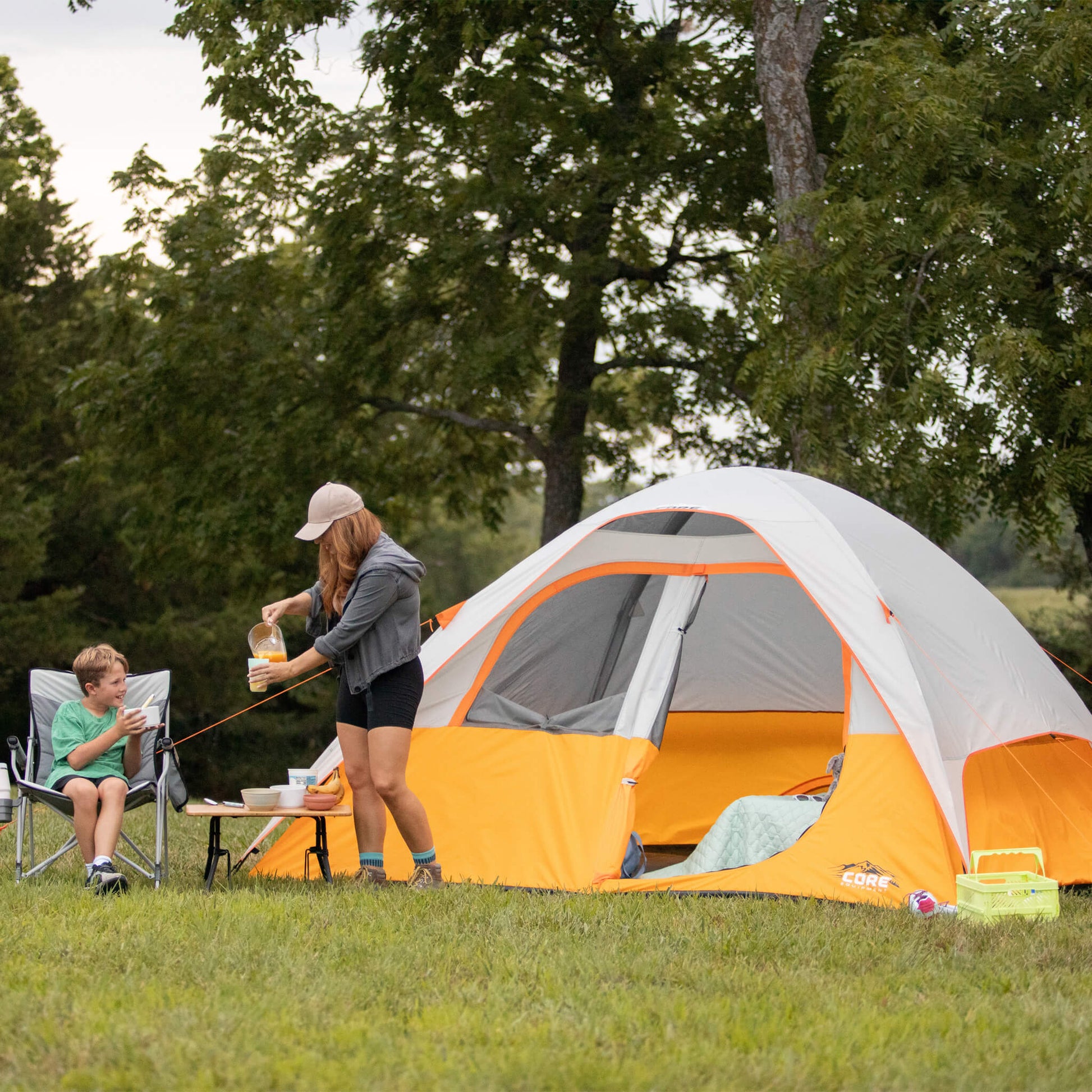 tent outdoor equipment CORE Equipment 6-Person Dome Tent
