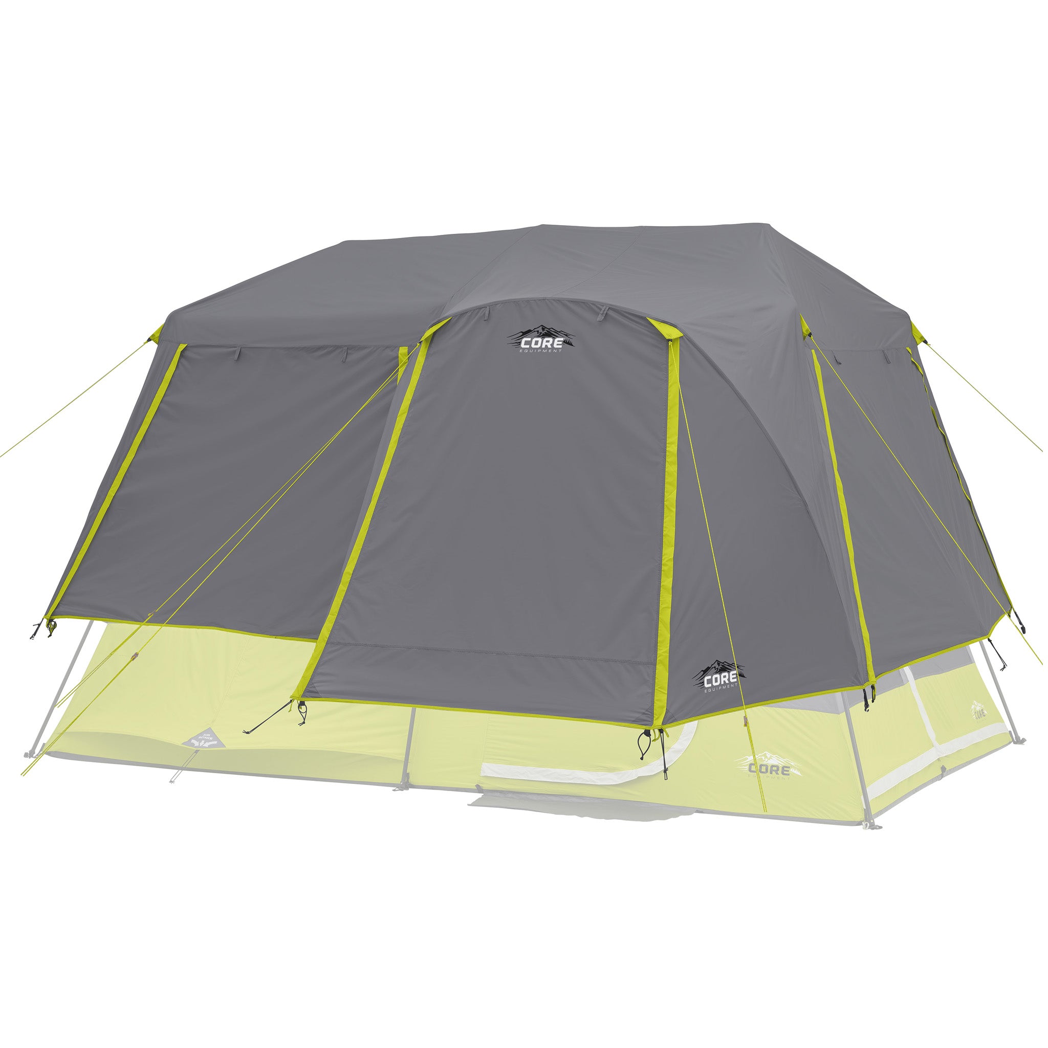 9 Person Instant Cabin Tent Full Rainfly Accessory – Core Equipment