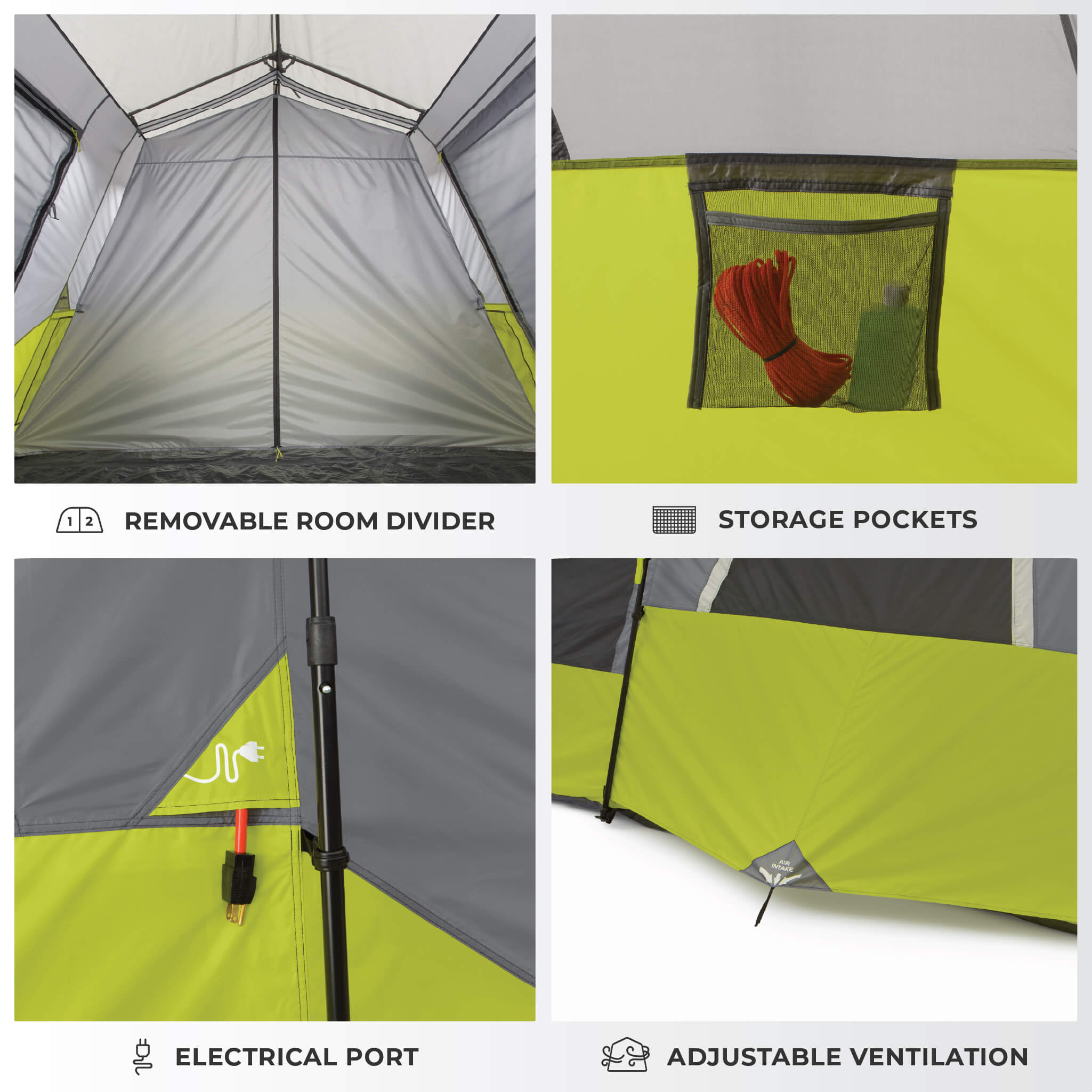 9 Person Instant Cabin Tent – Core Equipment