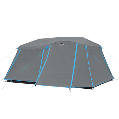 9 Person Lighted Instant Cabin Tent with Full Rainfly