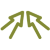 Two green arrows