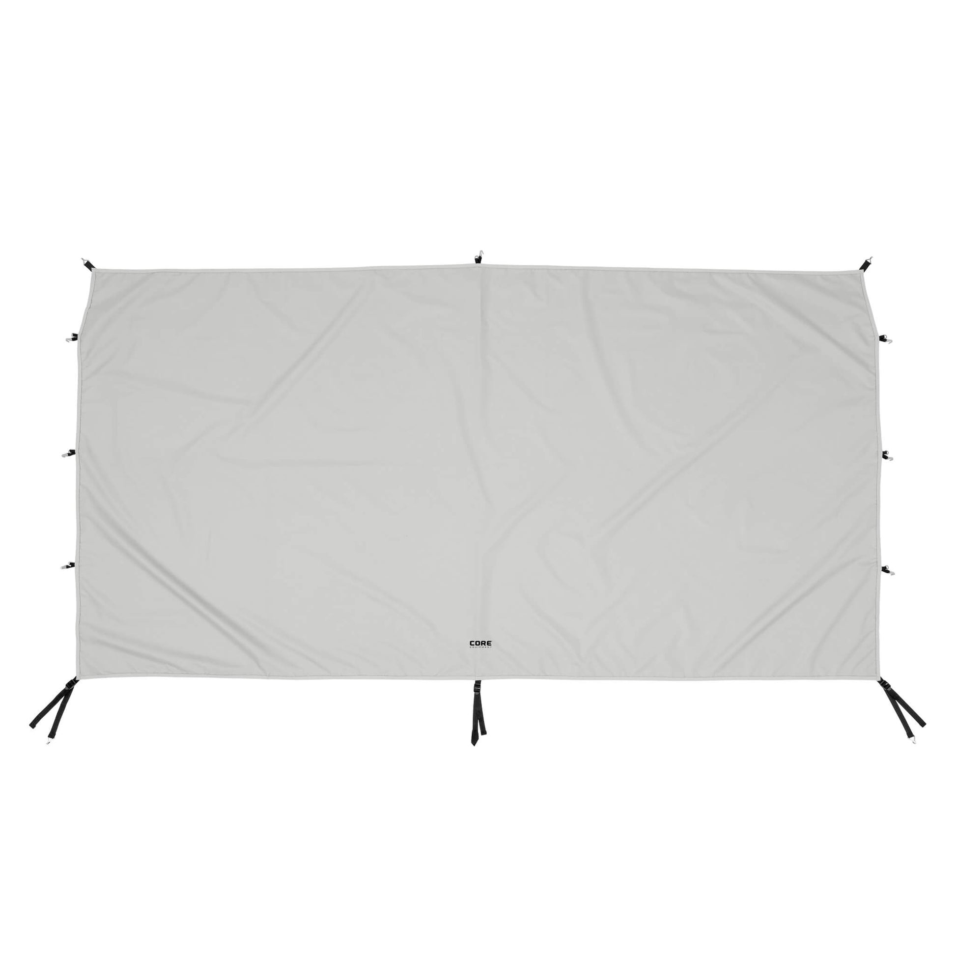 CORE canopy sun wall in gray, compatible with 10x10 and 13x13 canopies, featuring durable fabric for shade and wind protection.