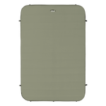 CORE double self-inflating camp bed in olive green, featuring a soft-touch surface.