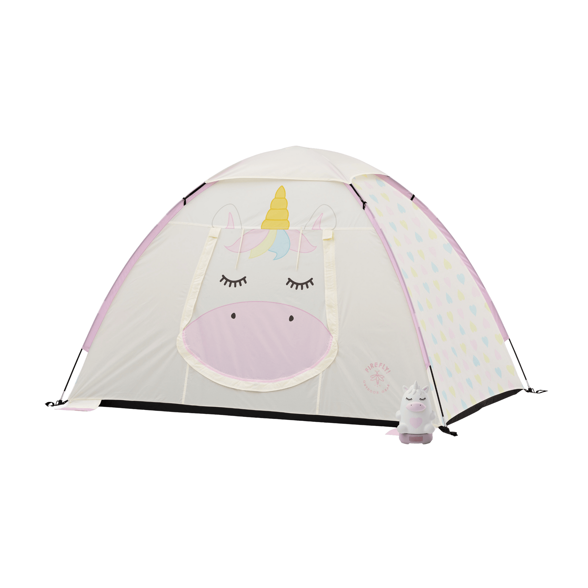 Firefly! Sparkle the Unicorn Kid's Tent and matching lantern.
