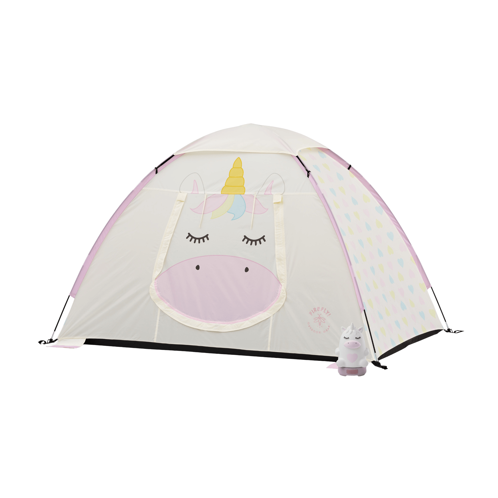 Firefly! Sparkle the Unicorn Kid's Tent and matching lantern.