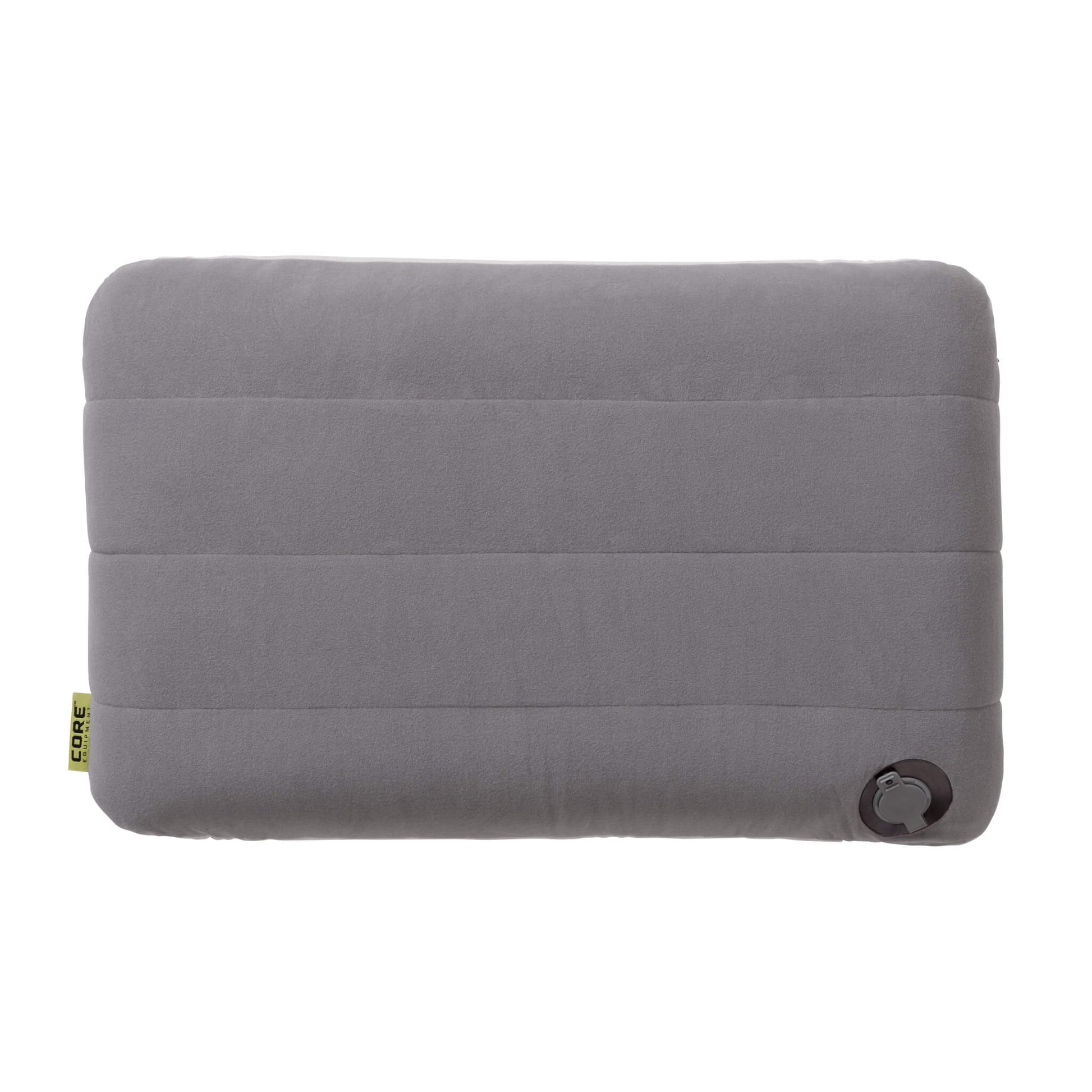 CORE inflatable hybrid pillow with compact design.