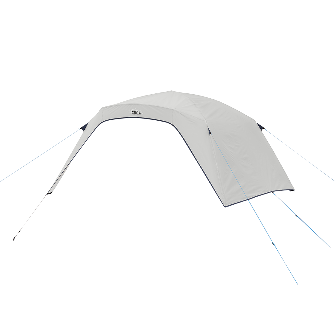 Gray rainfly for CORE 6 person lighted dome tent.