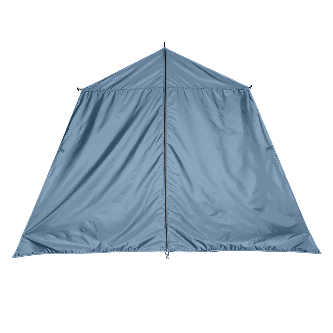 Blue room divider for CORE tent