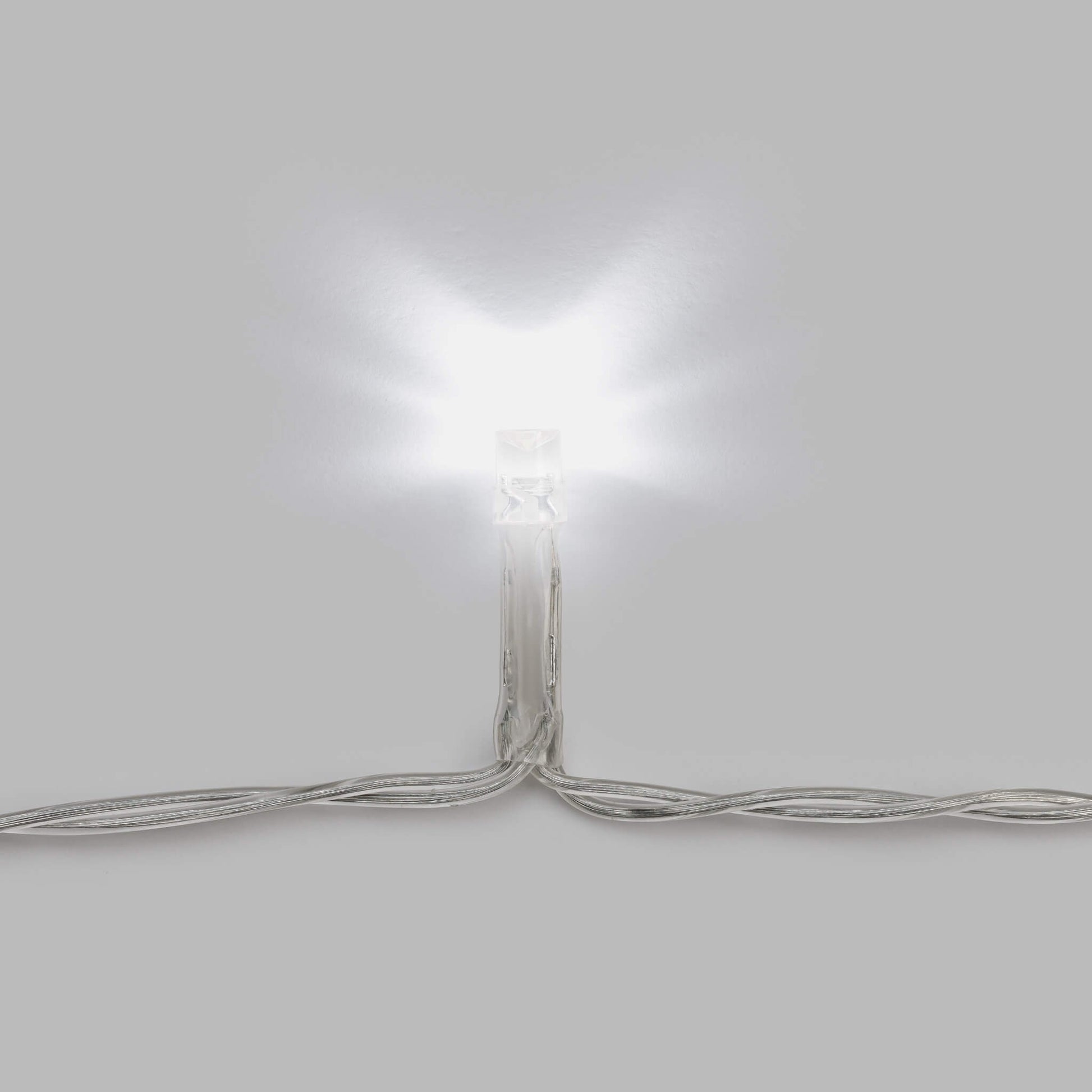 CORE camping string lights shown in high mode with bright LED output for reliable illumination during outdoor use.