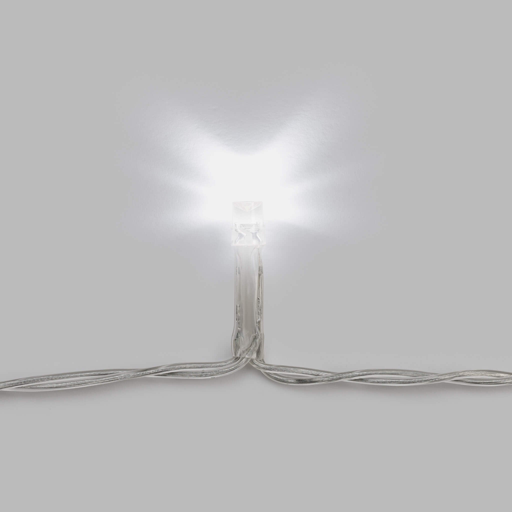 CORE camping string lights shown in high mode with bright LED output for reliable illumination during outdoor use.