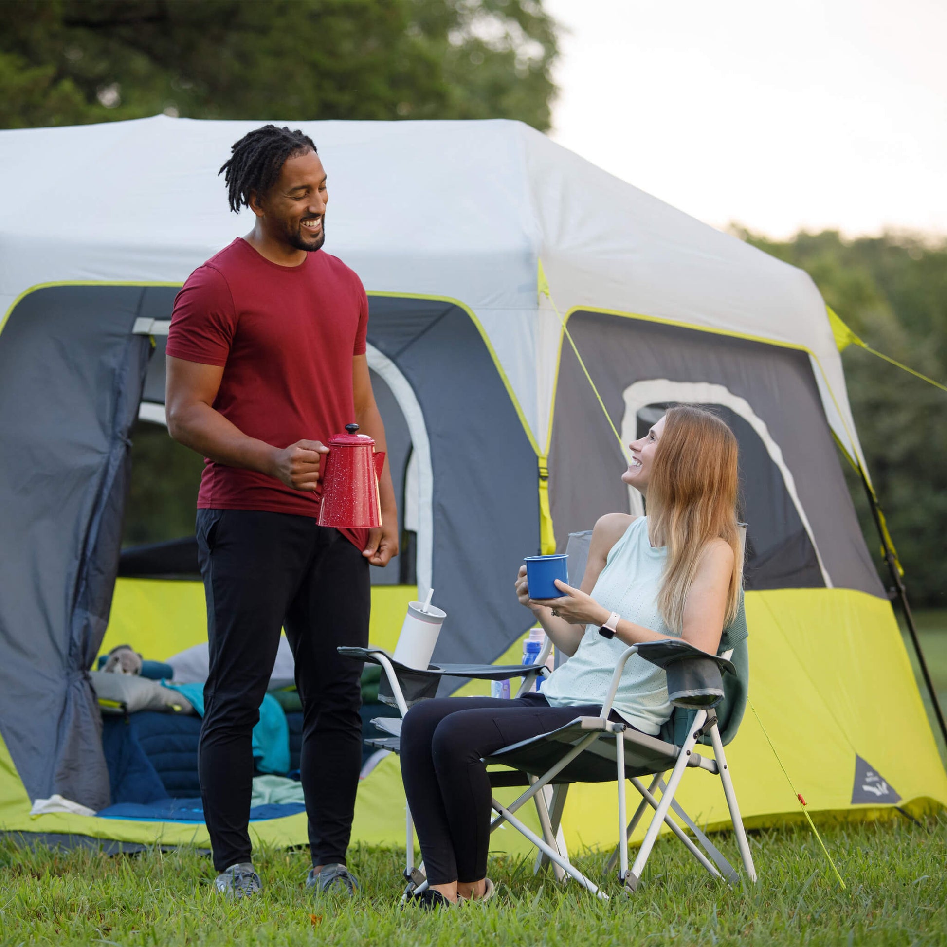 sharing a tent XL Padded Tension Chair – Core Equipment