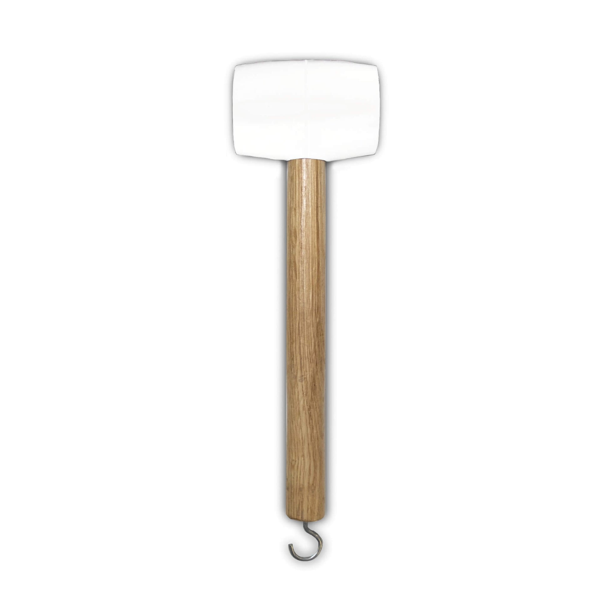 CORE tent kit mallet with durable wood handle and rubber head designed for driving stakes securely into the ground.