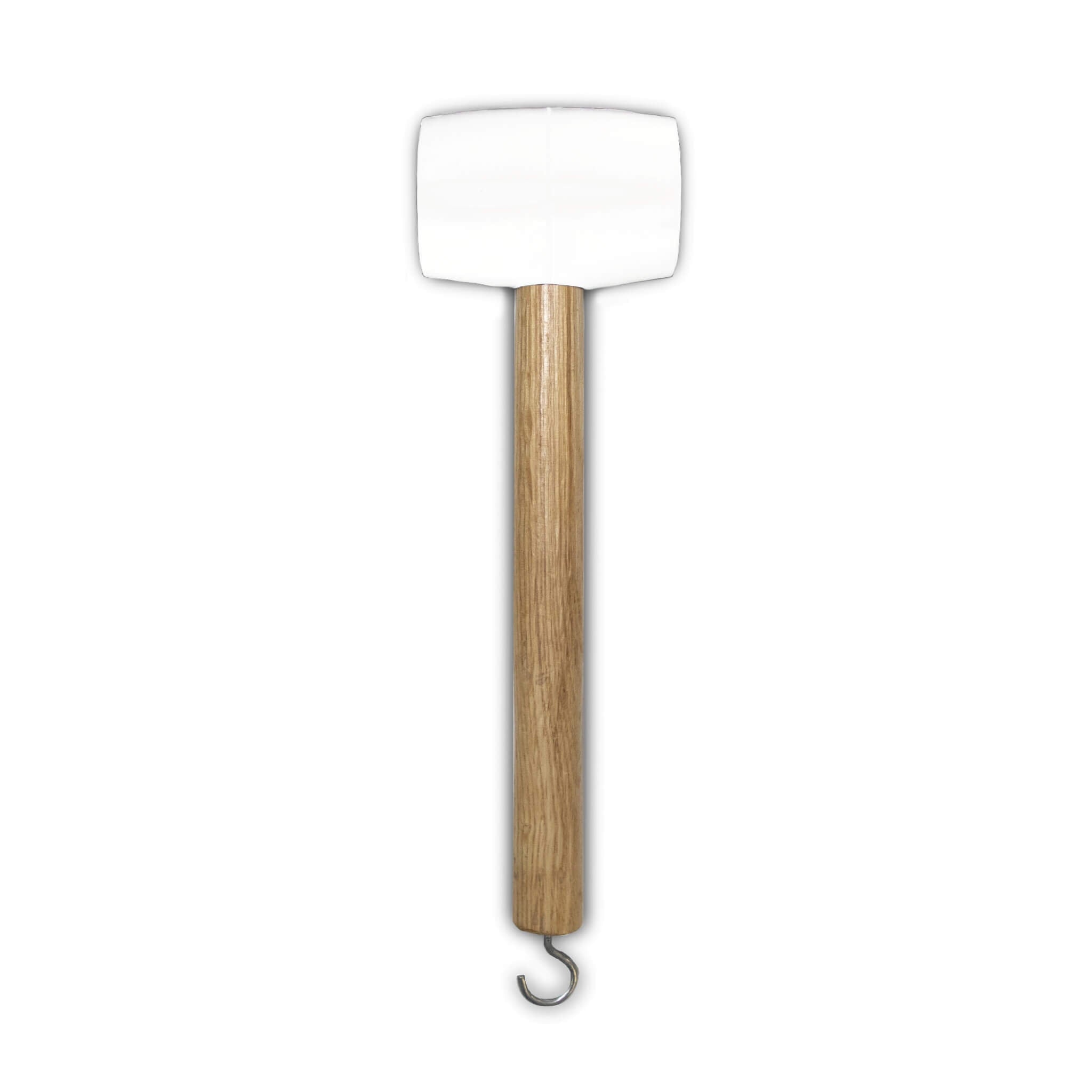 CORE tent kit mallet with durable wood handle and rubber head designed for driving stakes securely into the ground.