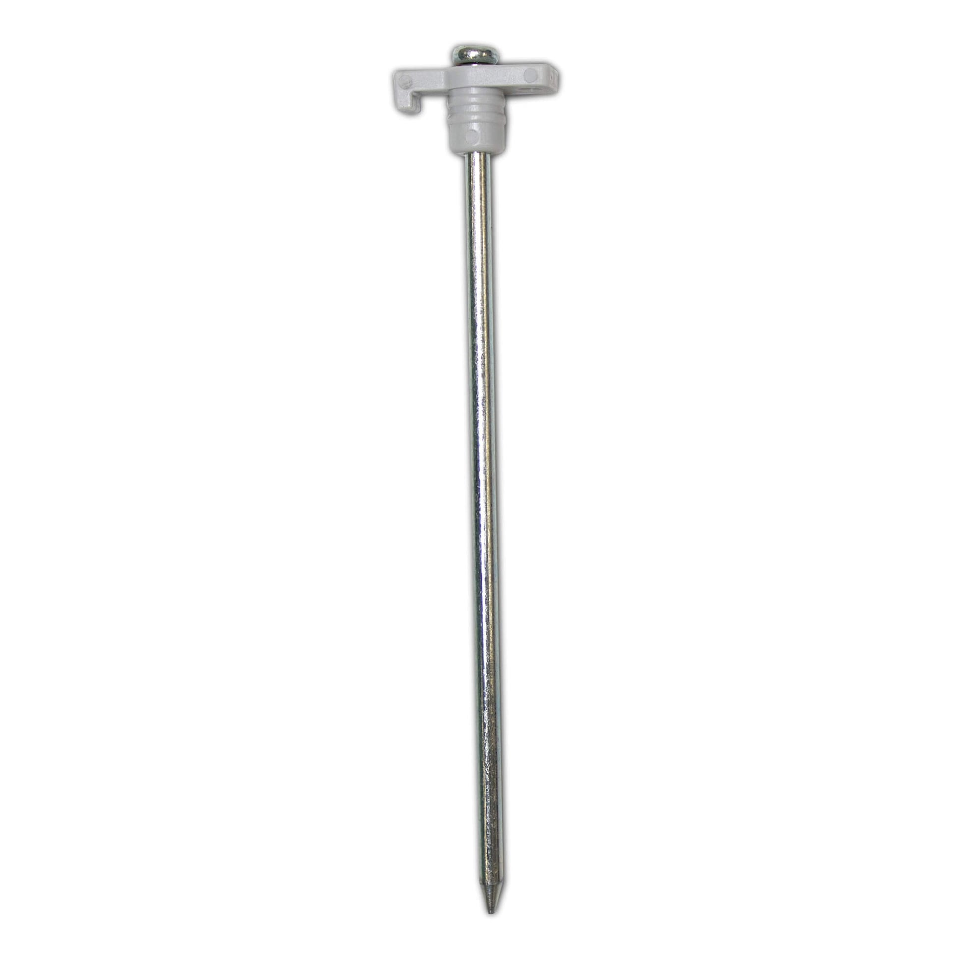 CORE tent kit heavy-duty metal stake shown individually for securing tents, canopies, and guylines outdoors