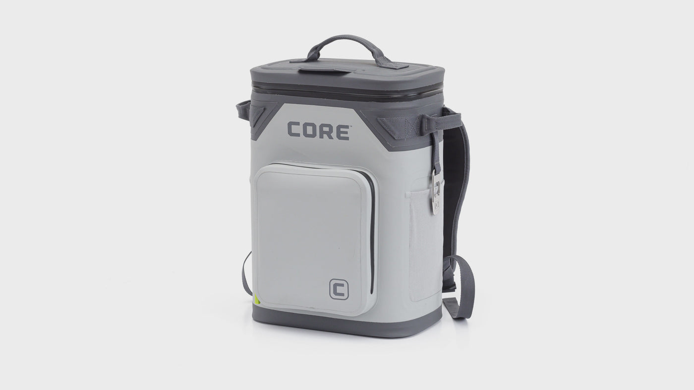 Magnetic 24 Can Backpack Soft Cooler