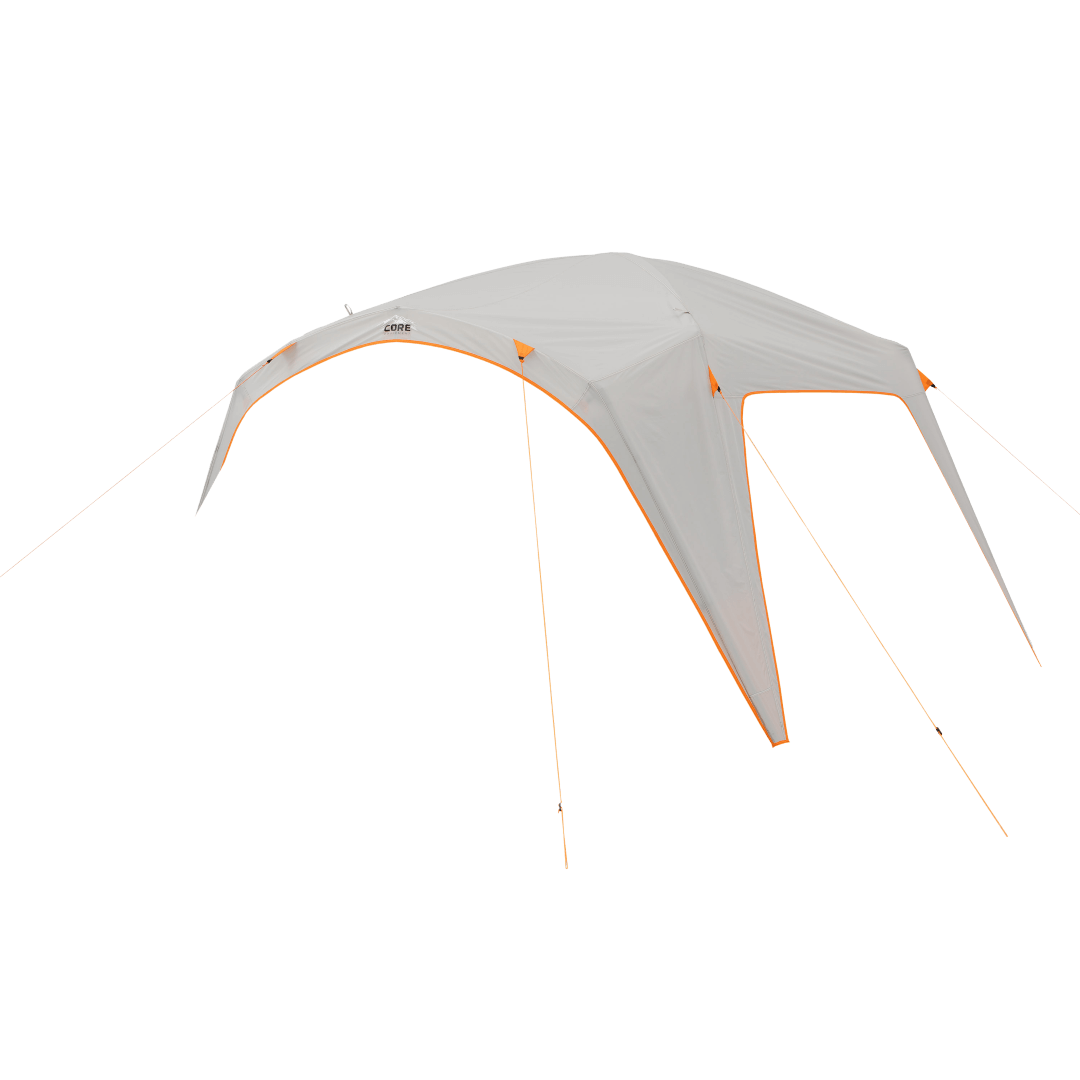 Rainfly for CORE 6 person straight wall cabin tent with screen room.