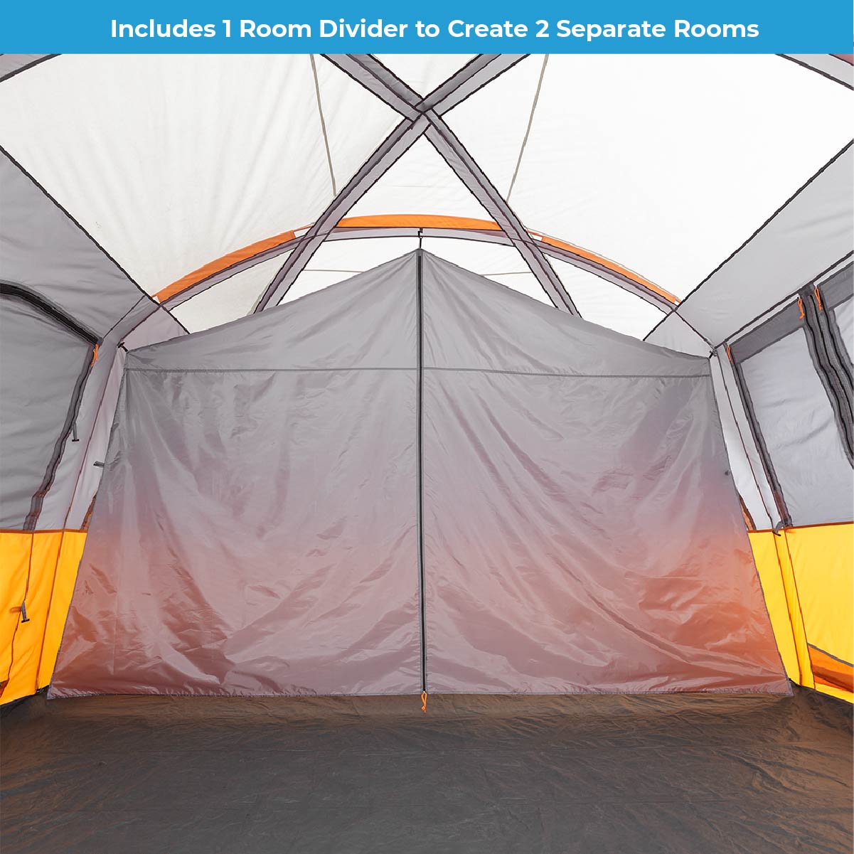 Core 4 person straight wall cabin tent - Matthews Auctioneers