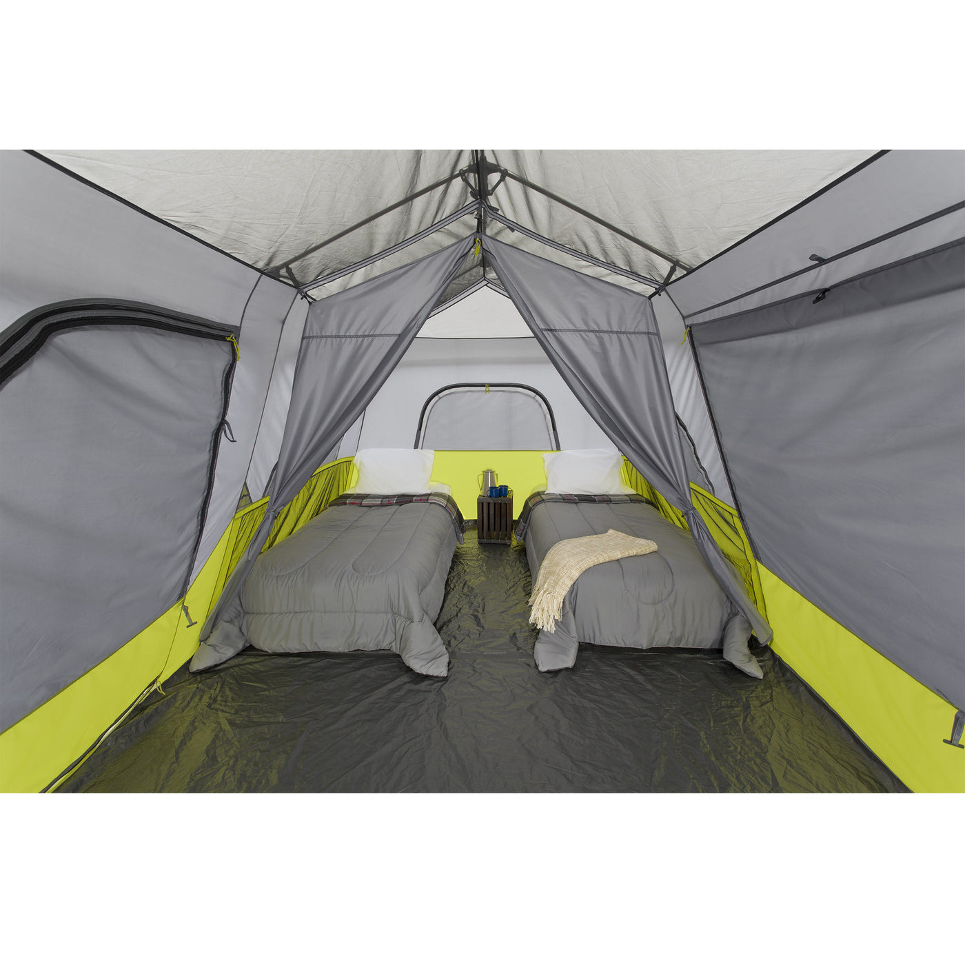 Core Equipment 9 Person Instant Cabin Tent Interior