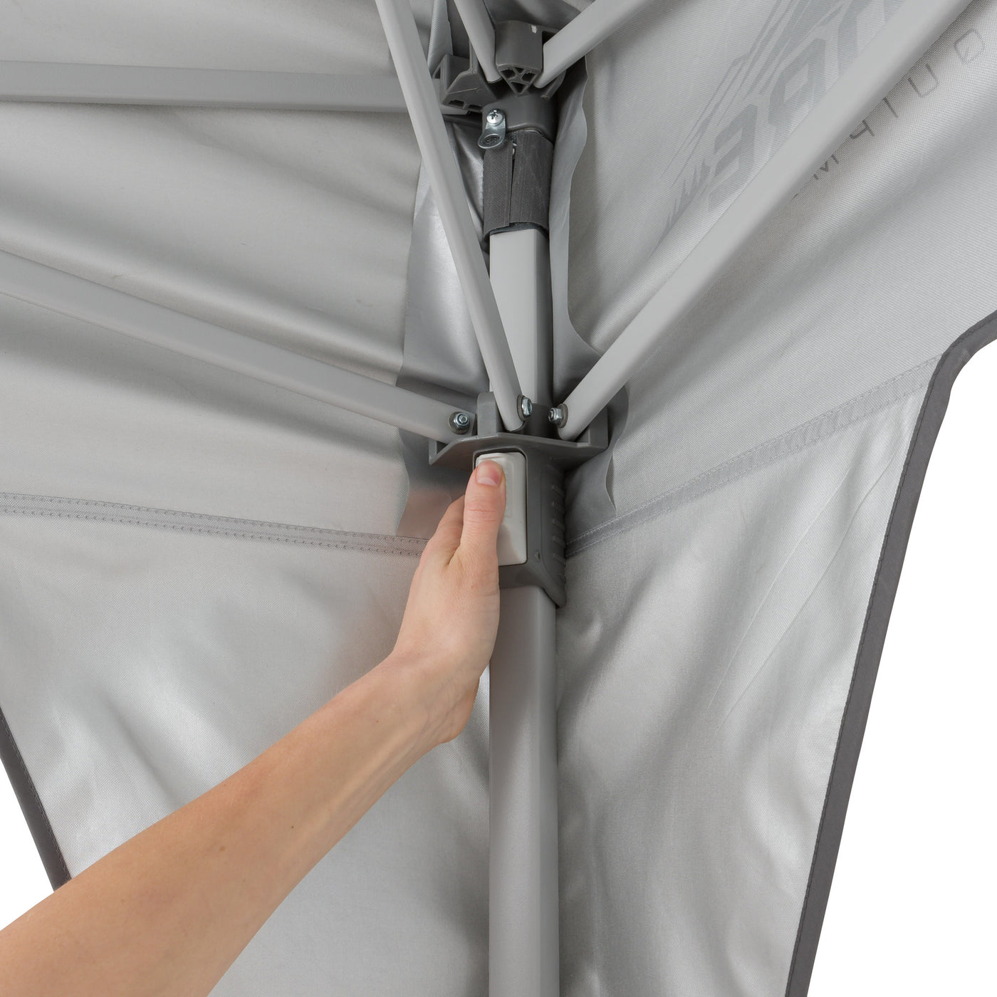 Core Equipment 10x10 Instant Canopy pinch-free button