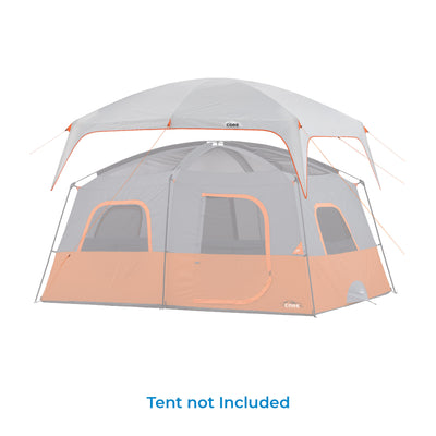 10 Person Straight Wall Cabin Tent Rainfly