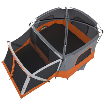 Core Equipment 11 Person Cabin Tent with Screen Room Arial