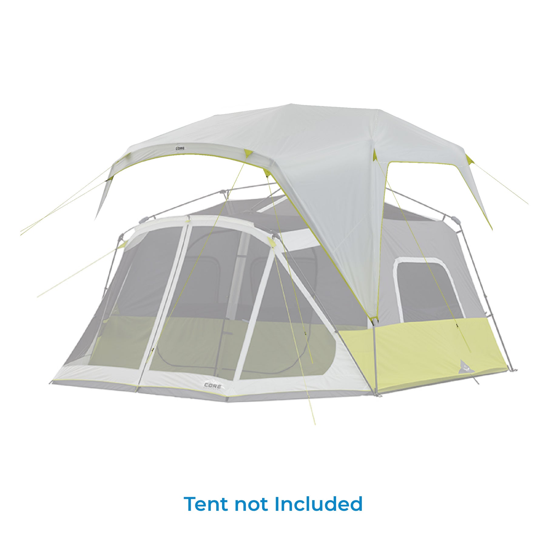 10 Person Instant Cabin Tent with Screen Room Rainfly – Core Equipment